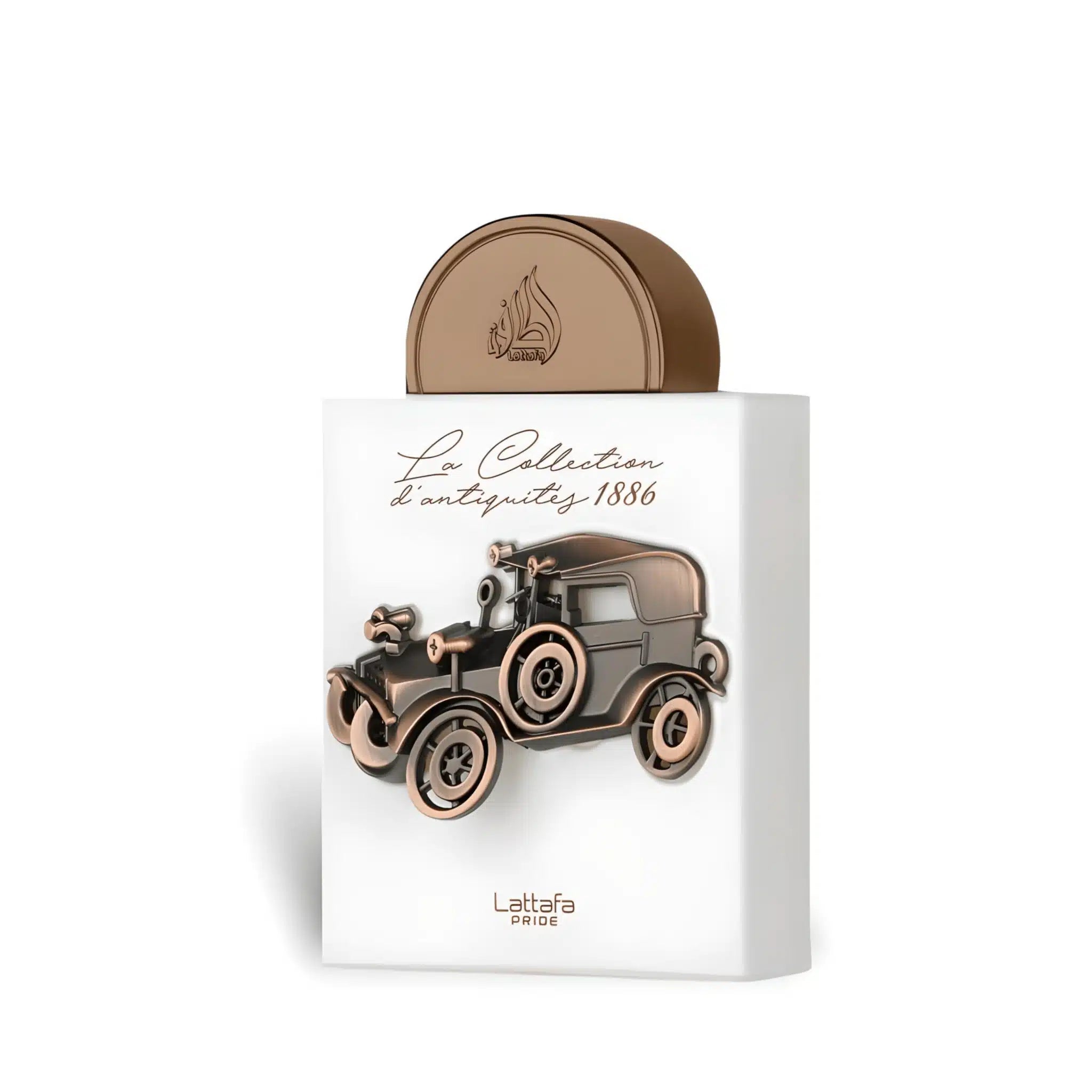 La Collection D'antiquites 1886 100ml Eau de Parfum by Lattafa Pride fragrance bottle