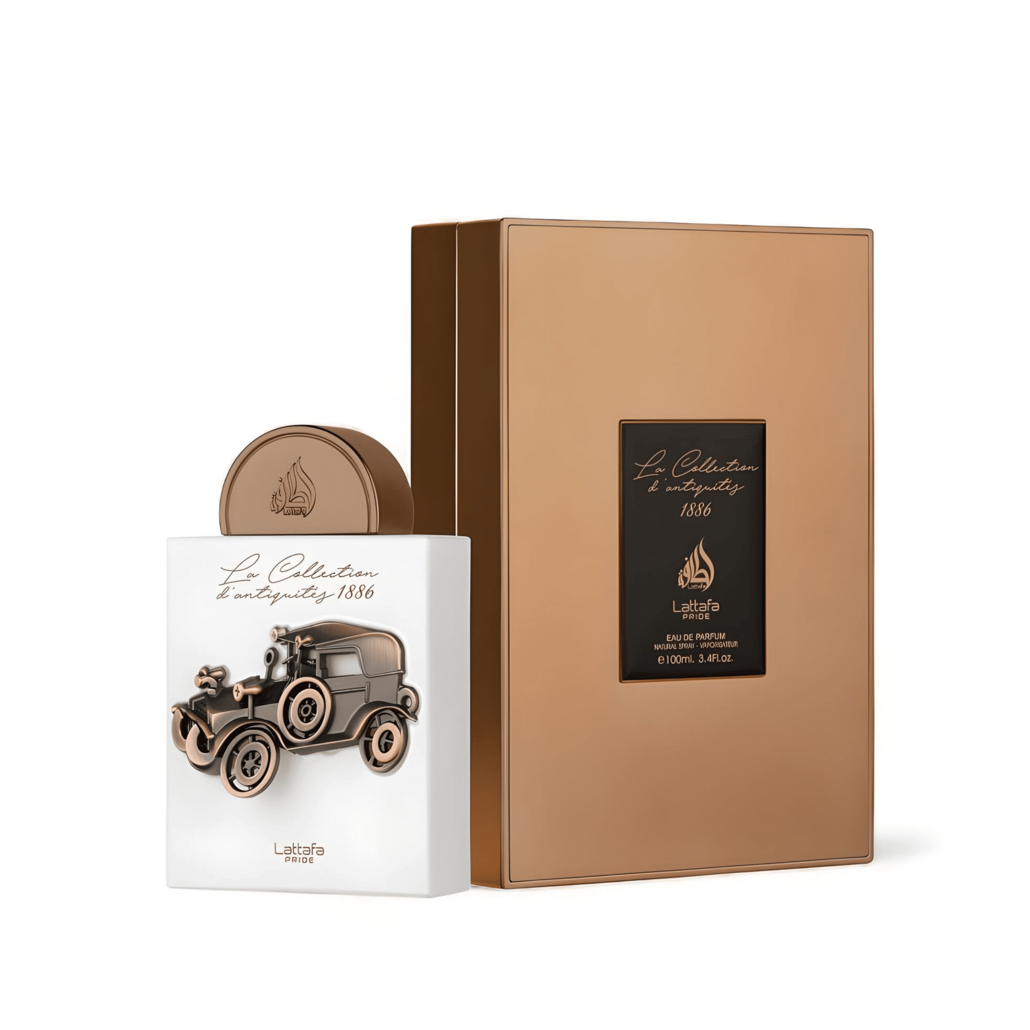 La Collection D'antiquites 1886 100ml Eau de Parfum by Lattafa Pride fragrance bottle