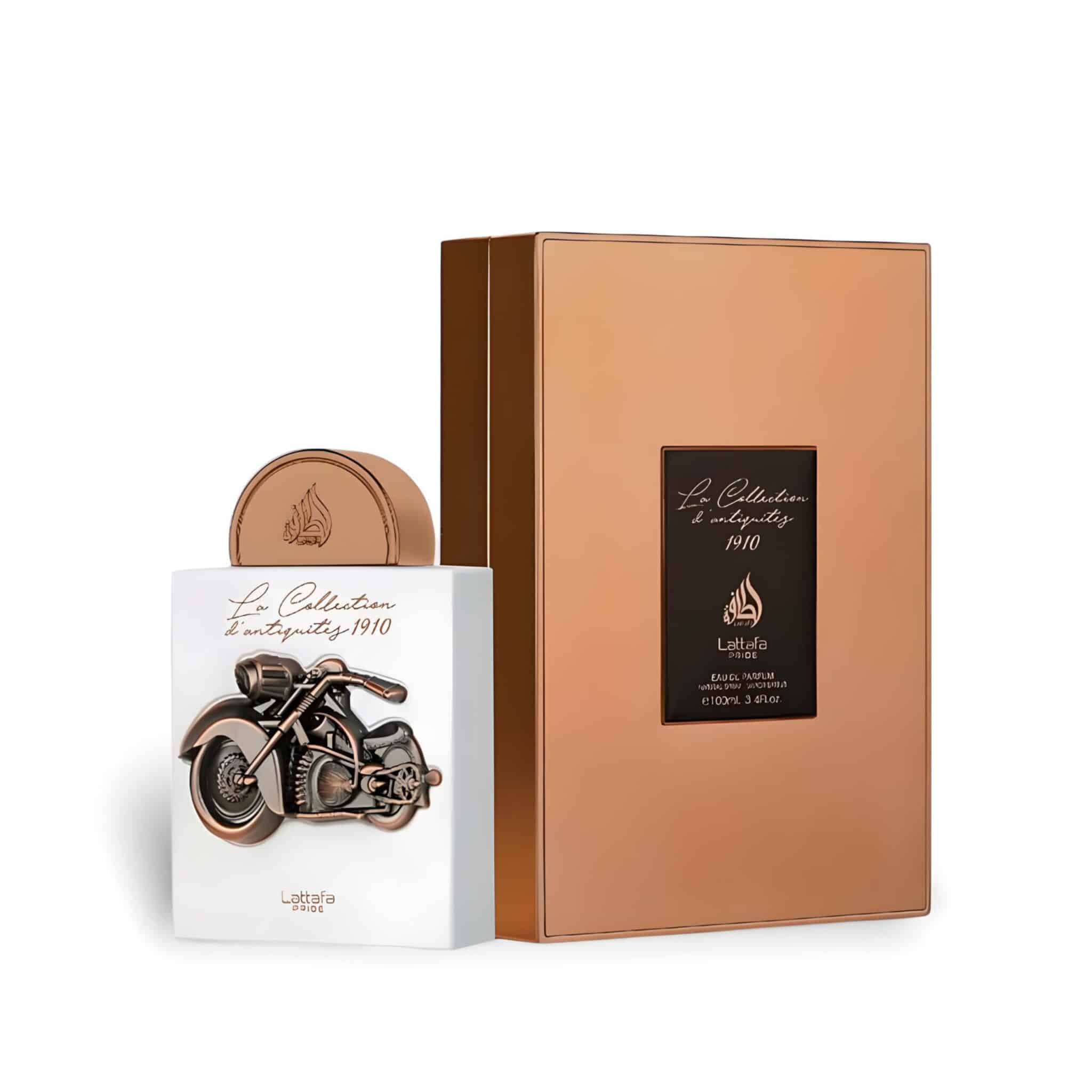 La Collection D'antiquites 1910 100ml Eau de Parfum by Lattafa Pride fragrance bottle