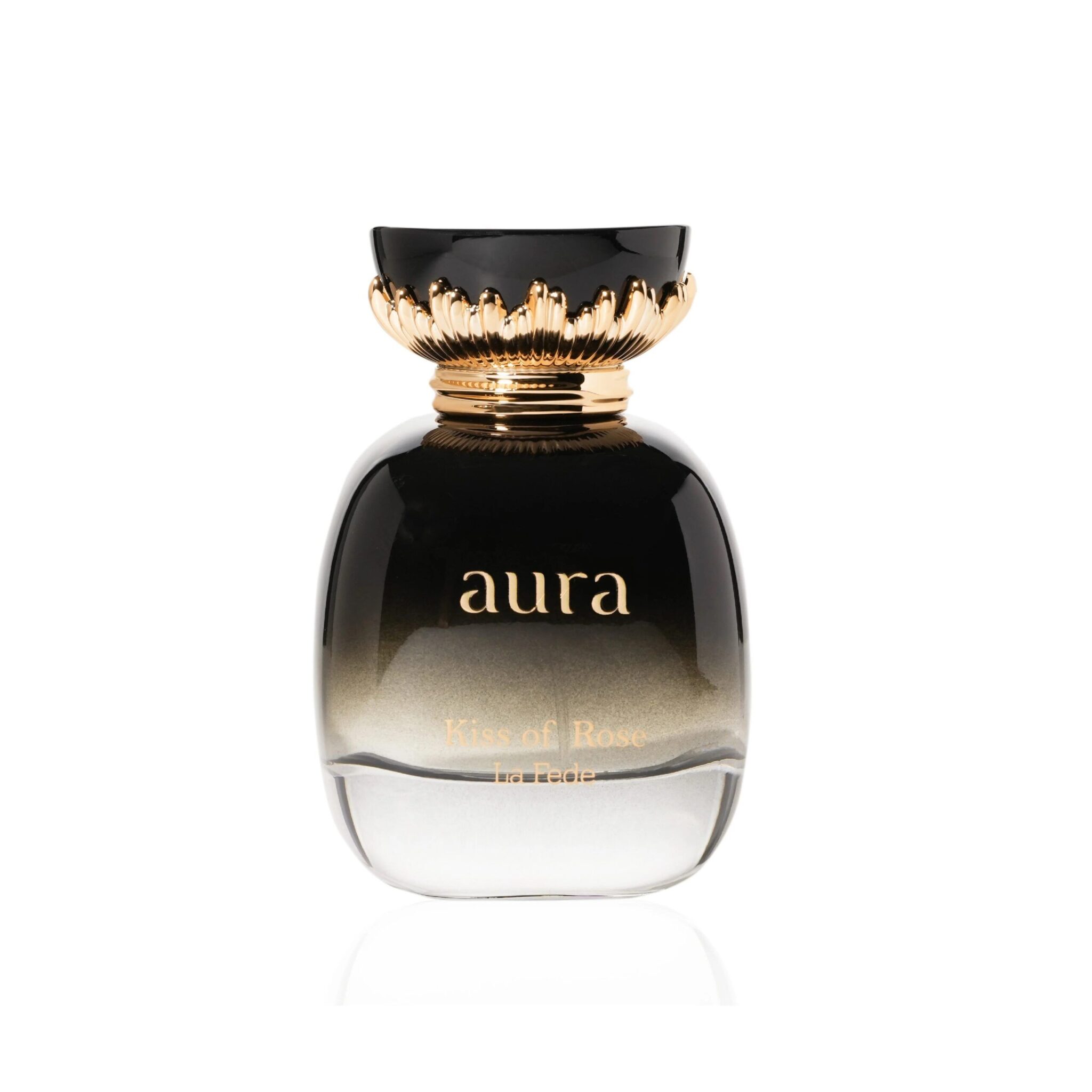Aura Kiss of Rose 100ml Eau de Parfum by Khadlaj fragrance packaging front view