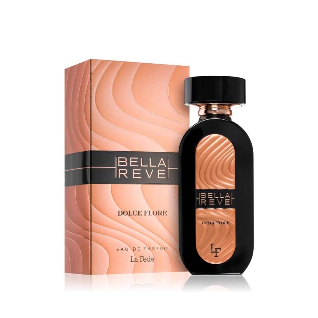 Bella Reve Dolce Flore 100ml Eau de Parfum by Khadlaj bottle and box