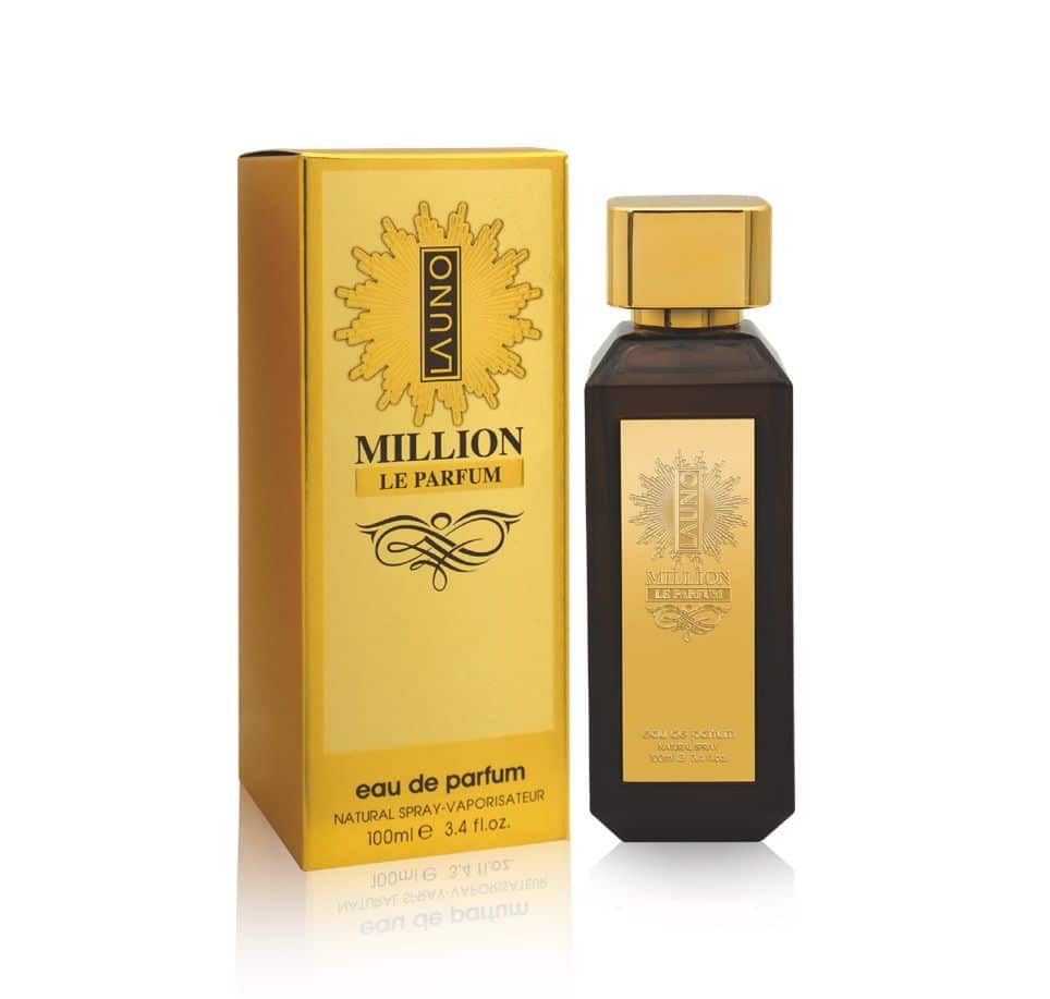 La Uno Million Le Parfum 100ml Eau de Parfum by Fragrance World bottle and box
