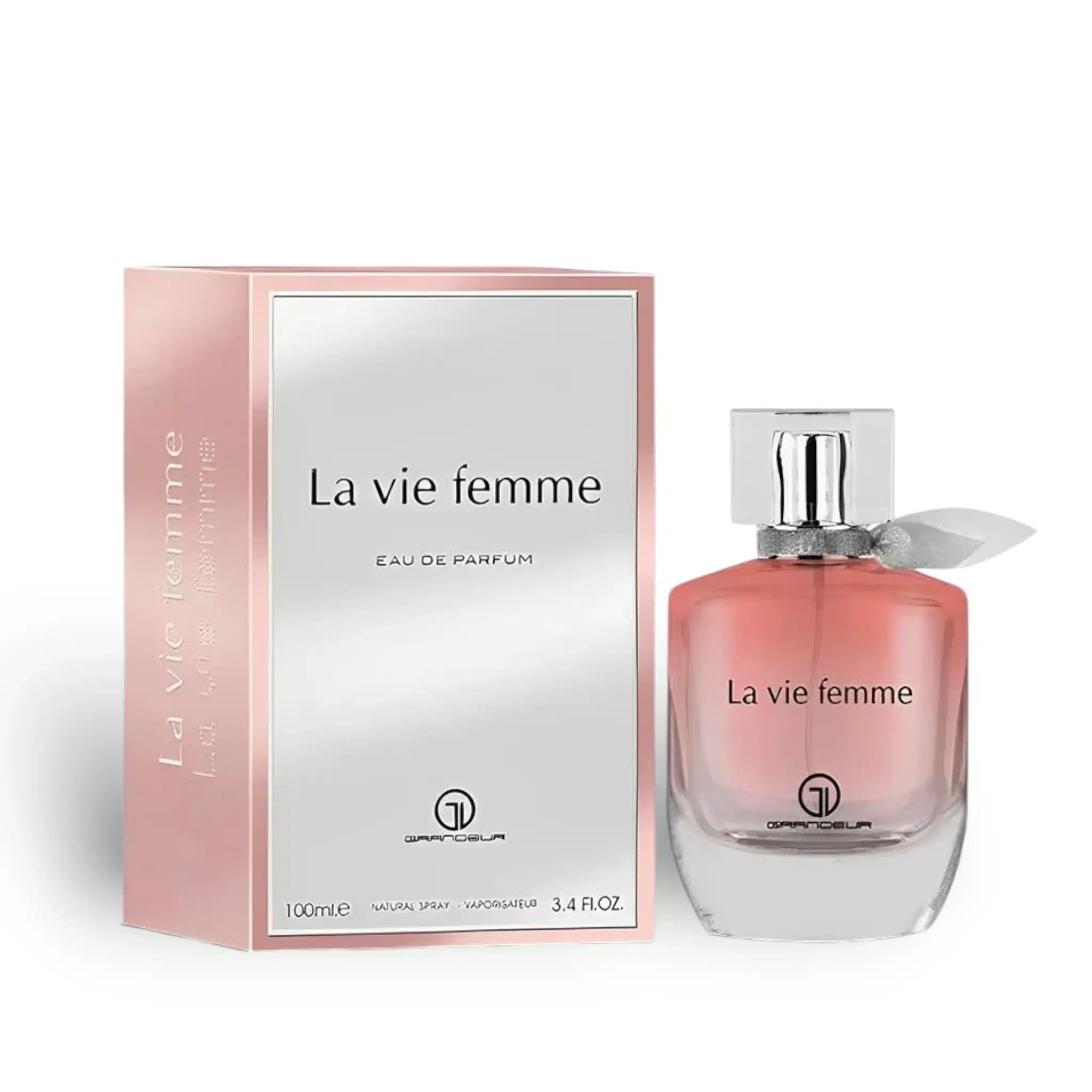 La Vie Femme 100ml Eau de Parfum by Grandeur Perfumes bottle and box