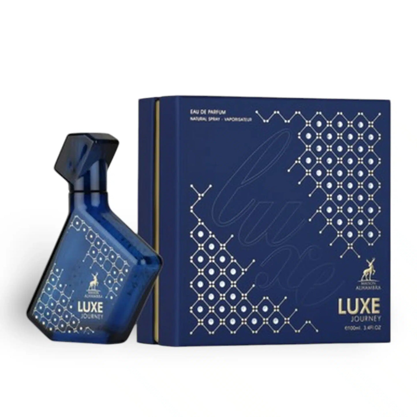 Ladies Luxe Journey 100ml Eau de Parfum by Maison Alhambra bottle and box