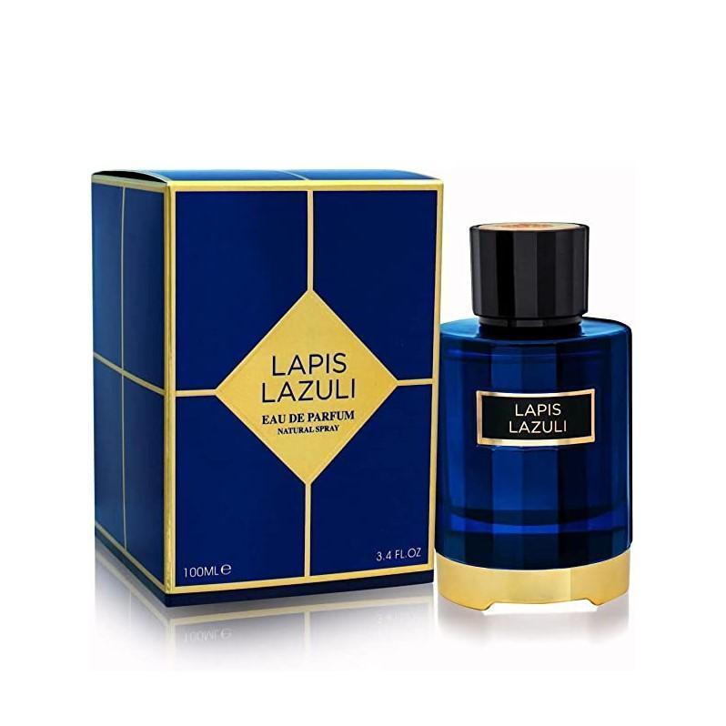 Lapis Lazuli 100ml Eau de Parfum by Fragrance World bottle and box