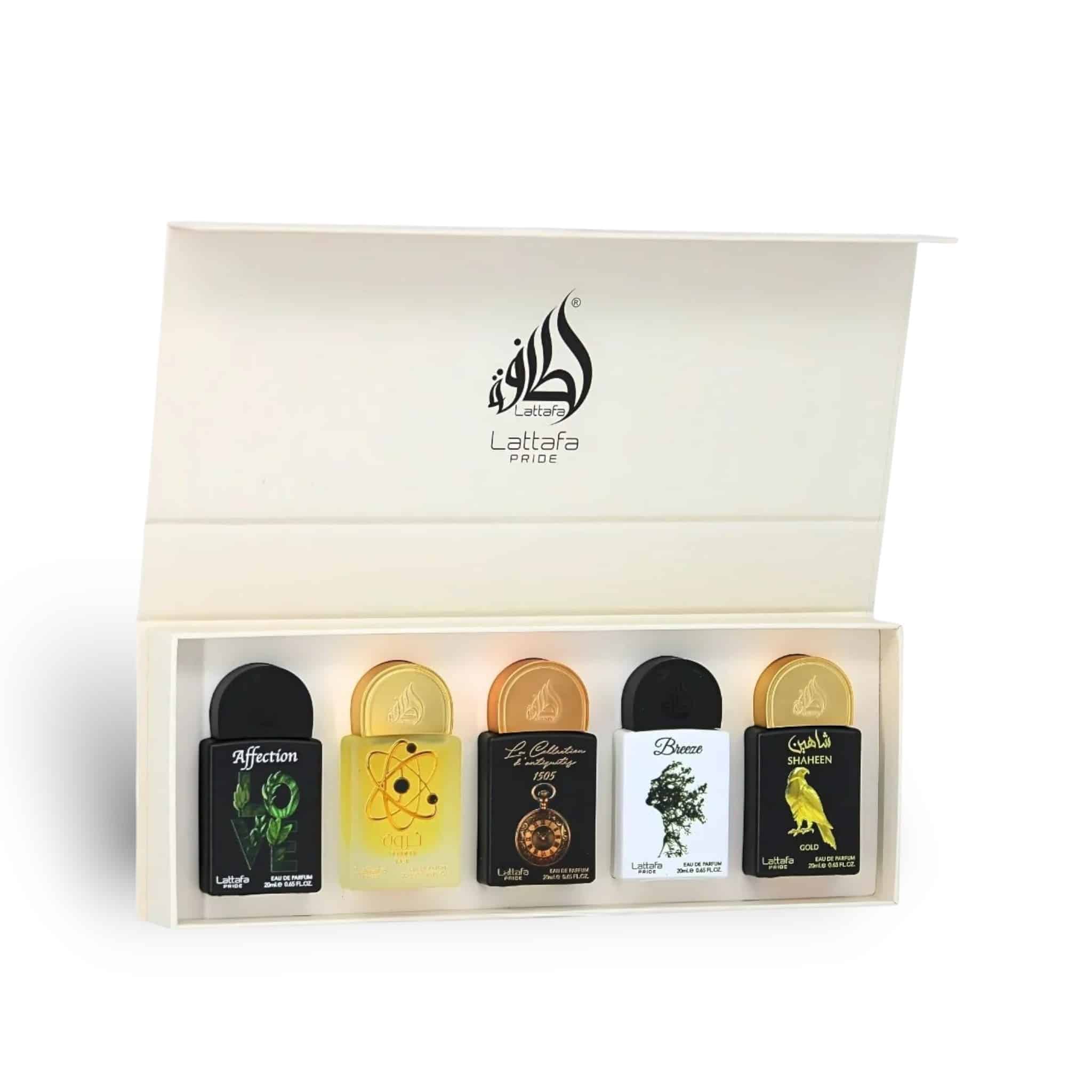 Lattafa Pride Collection No.1 (5 x ) ( ) 20ml Gift Set by Lattafa Pride fragrance gift set