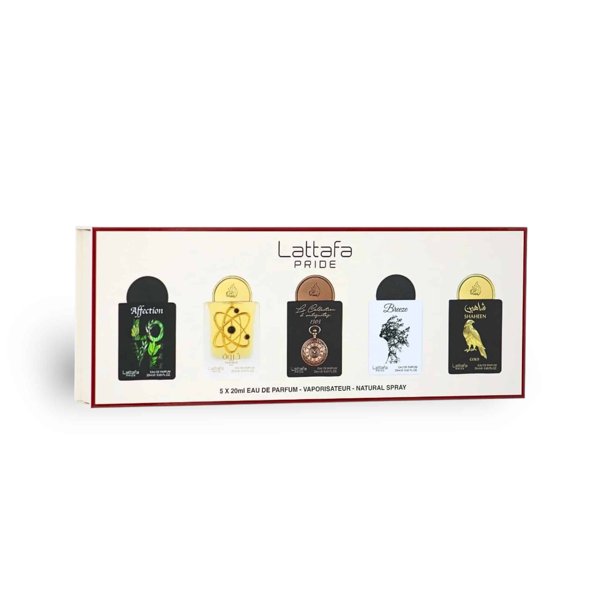 Lattafa Pride Collection No.1 (5 x ) ( ) 20ml Gift Set by Lattafa Pride fragrance gift set