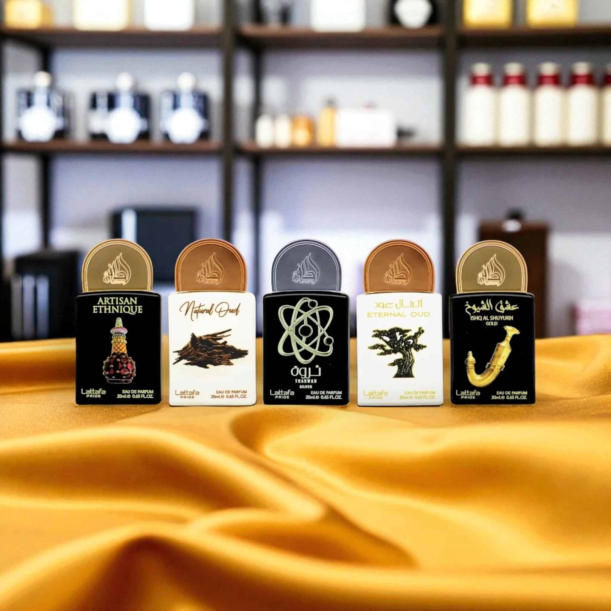Lattafa Pride Collection No.2 (5 x ( ) 20ml Gift Set by Lattafa Pride fragrance gift set