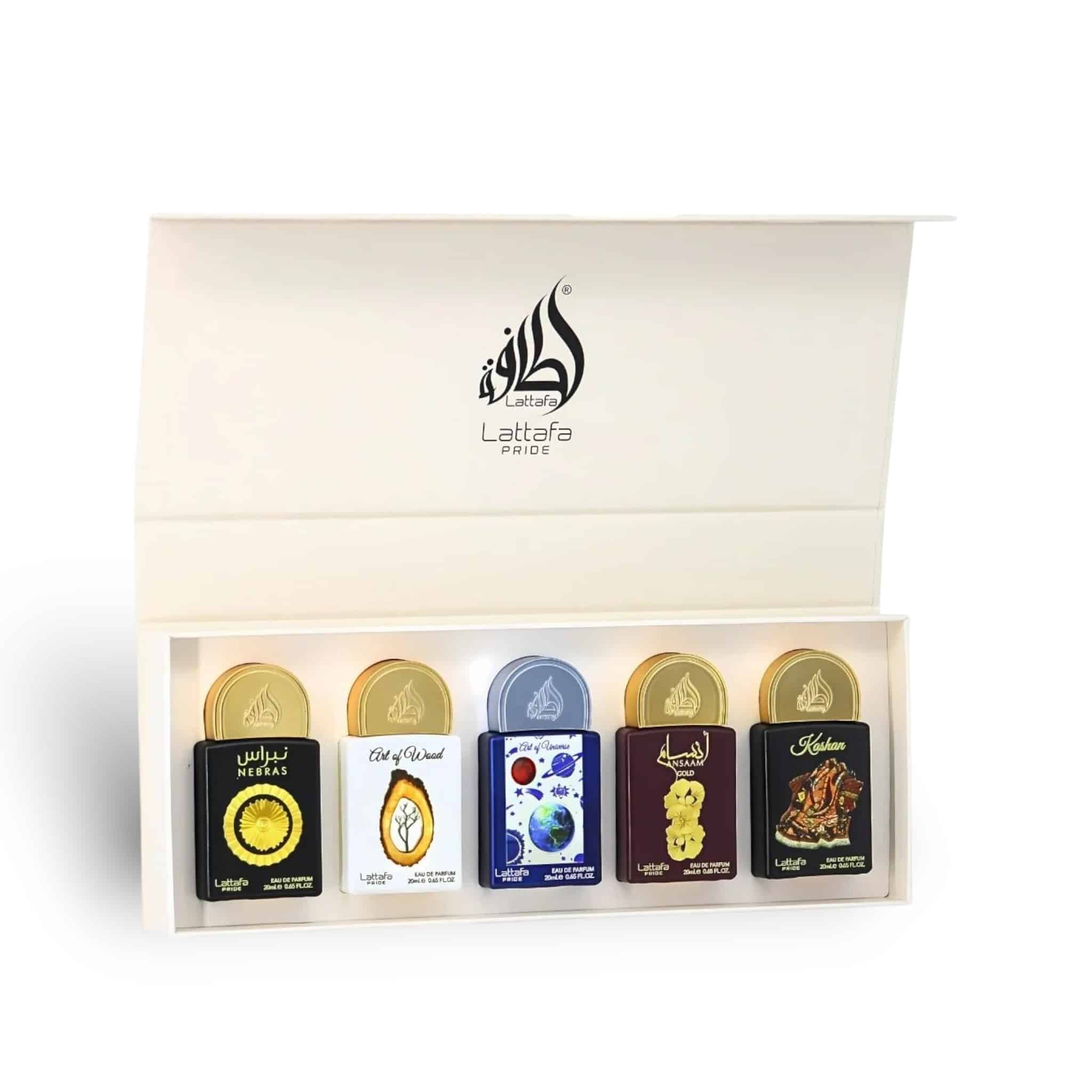 Lattafa Pride Collection No.3 (5 x ) ( ) 20ml Gift Set by Lattafa Pride fragrance gift set