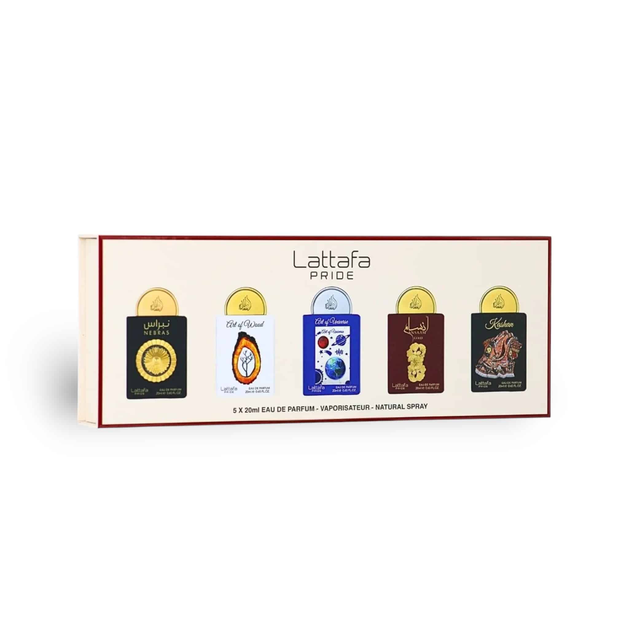 Lattafa Pride Collection No.3 (5 x ) ( ) 20ml Gift Set by Lattafa Pride fragrance gift set