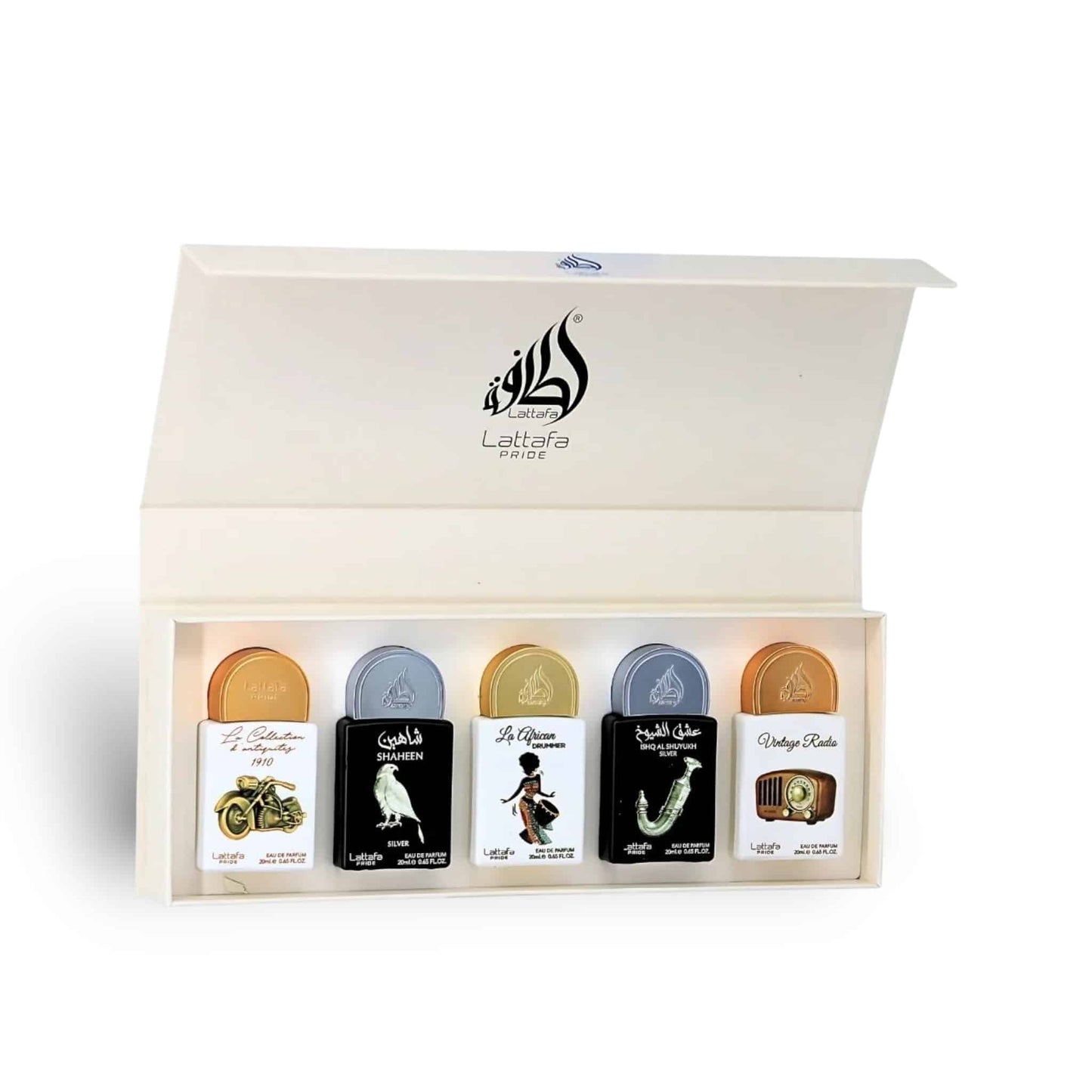 Lattafa Pride Collection No.5 (5 x ) ( ) 20ml Gift Set by Lattafa Pride fragrance gift set