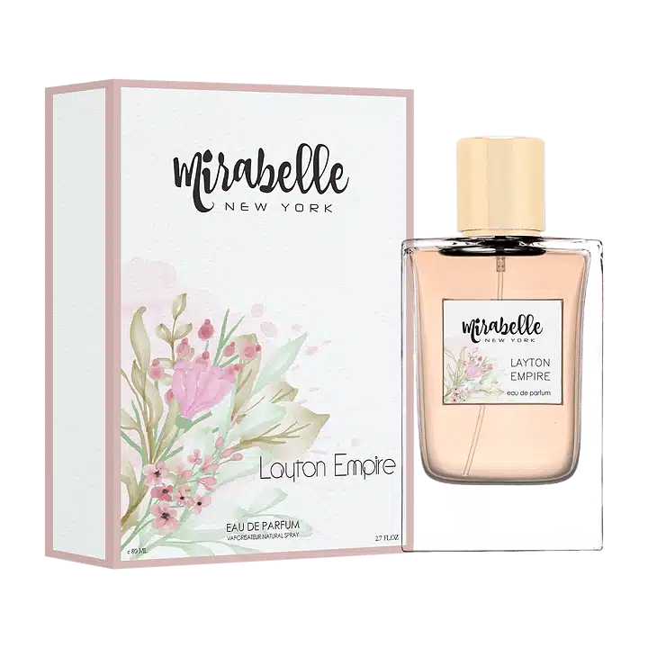 Mirabelle Layton Empire 80ml Eau de Parfum by Mirabelle bottle and box