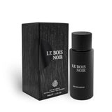 Le Bois Noir 100ml Eau de Parfum by Fragrance World bottle and box