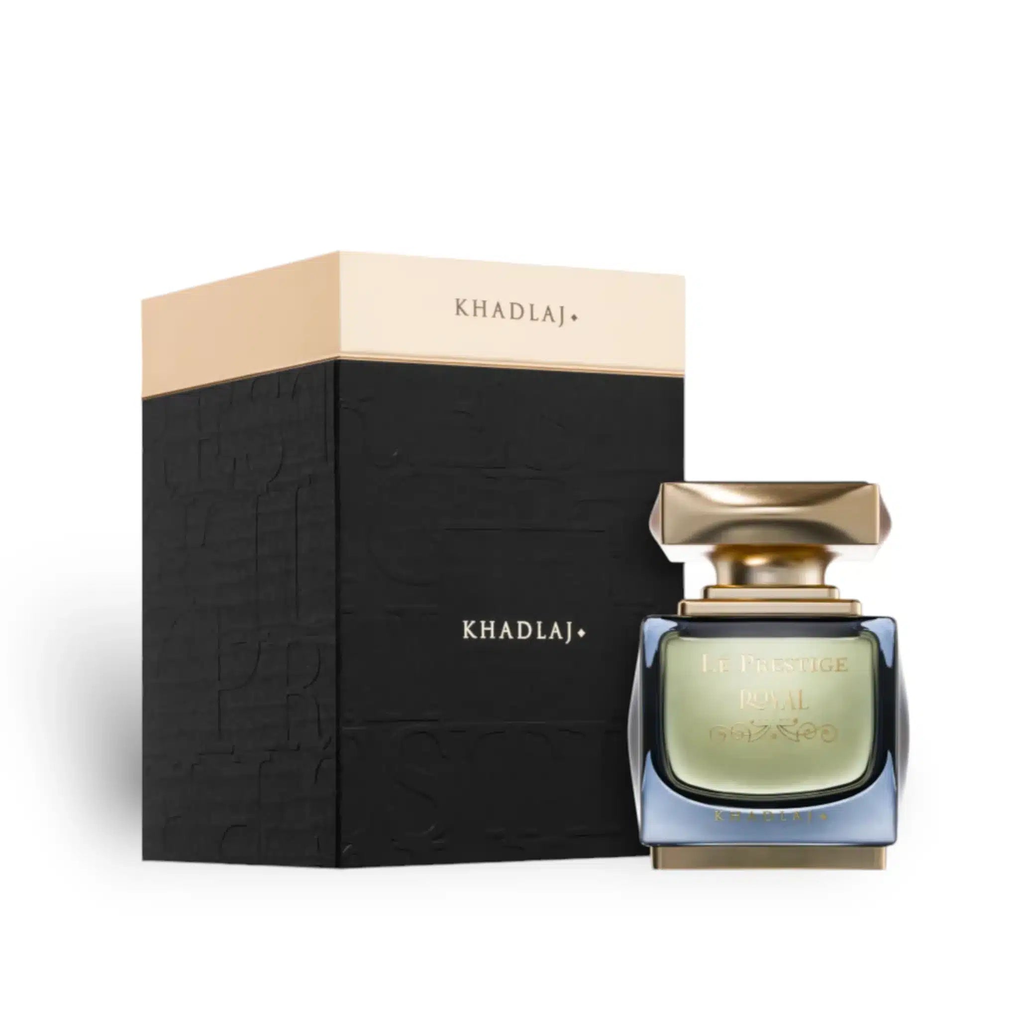 Le Prestige Royal 100ml Eau de Parfum by Khadlaj bottle and box