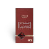 League Premiere 100ml Eau de Parfum by Rue Broca perfume bottle close up