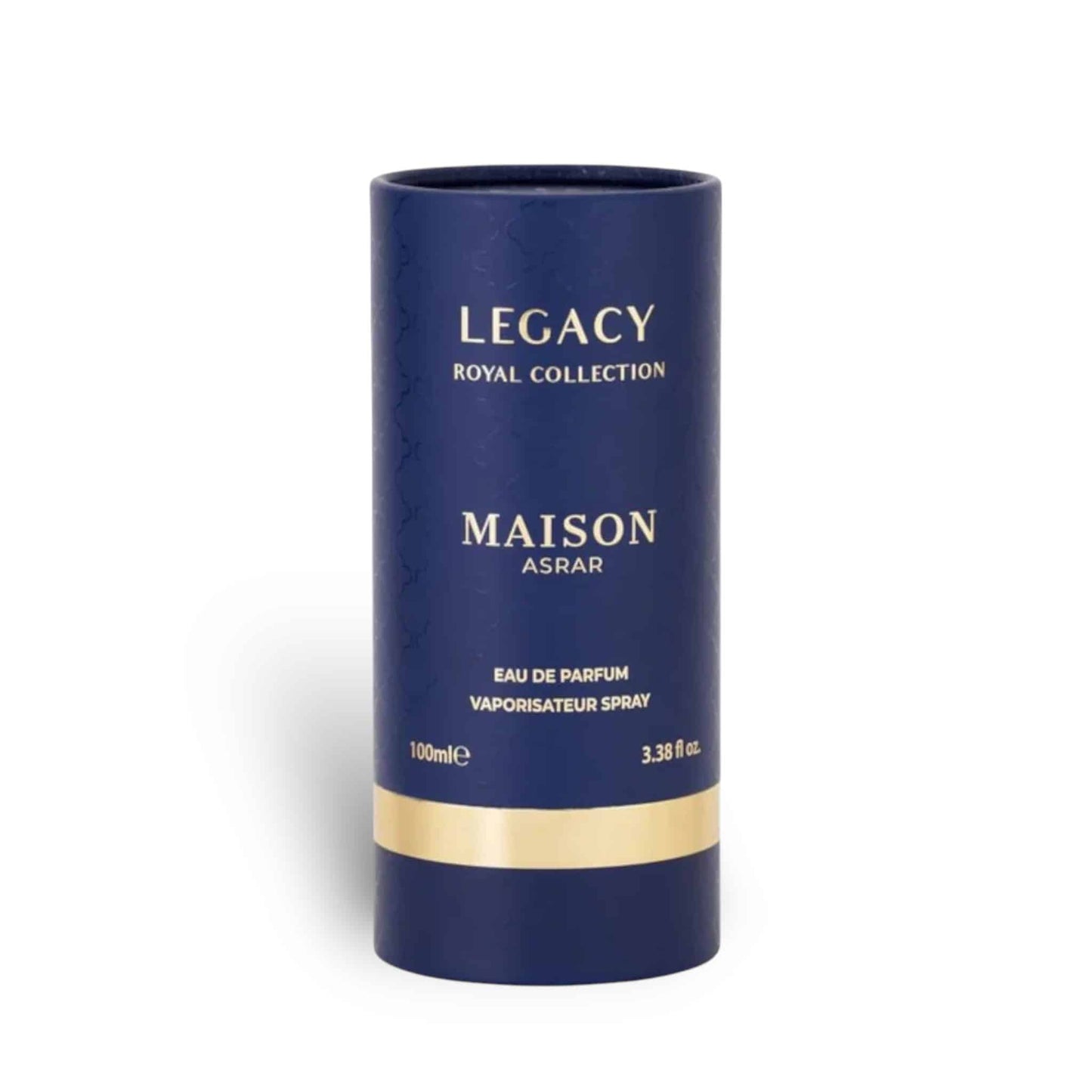 Legacy 100ml Eau de Parfum by Gulf Orchid bottle and box