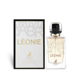 Leonie 100ml Eau de Parfum by Maison Alhambra bottle and box