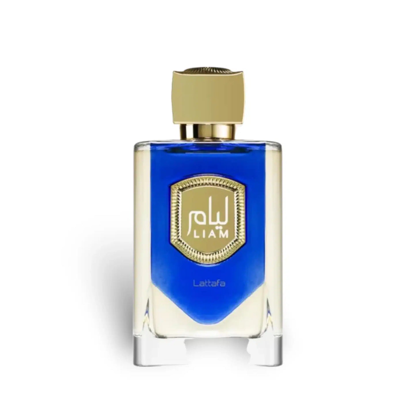 Liam Blue Shine 100ml Eau de Parfum by Lattafa fragrance packaging front view