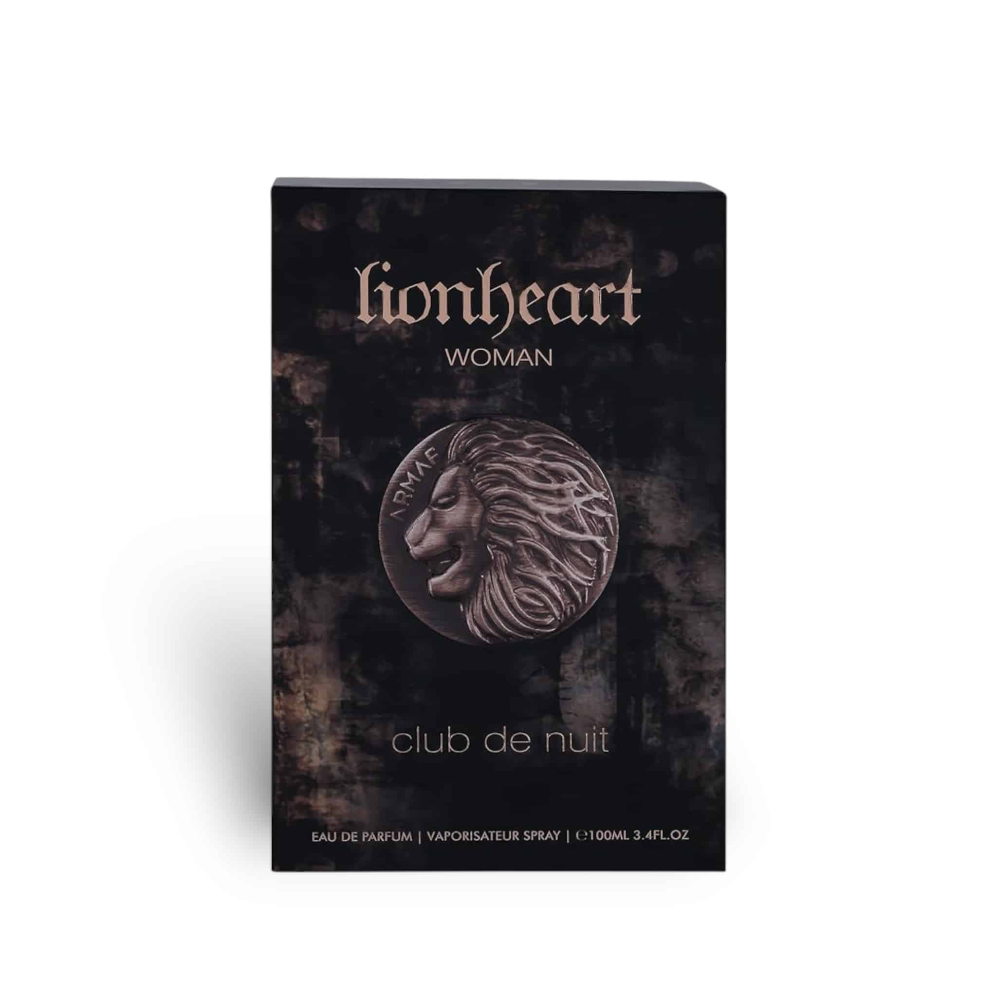 Lionheart Woman 100ml Eau de Parfum by Armaf perfume bottle close up