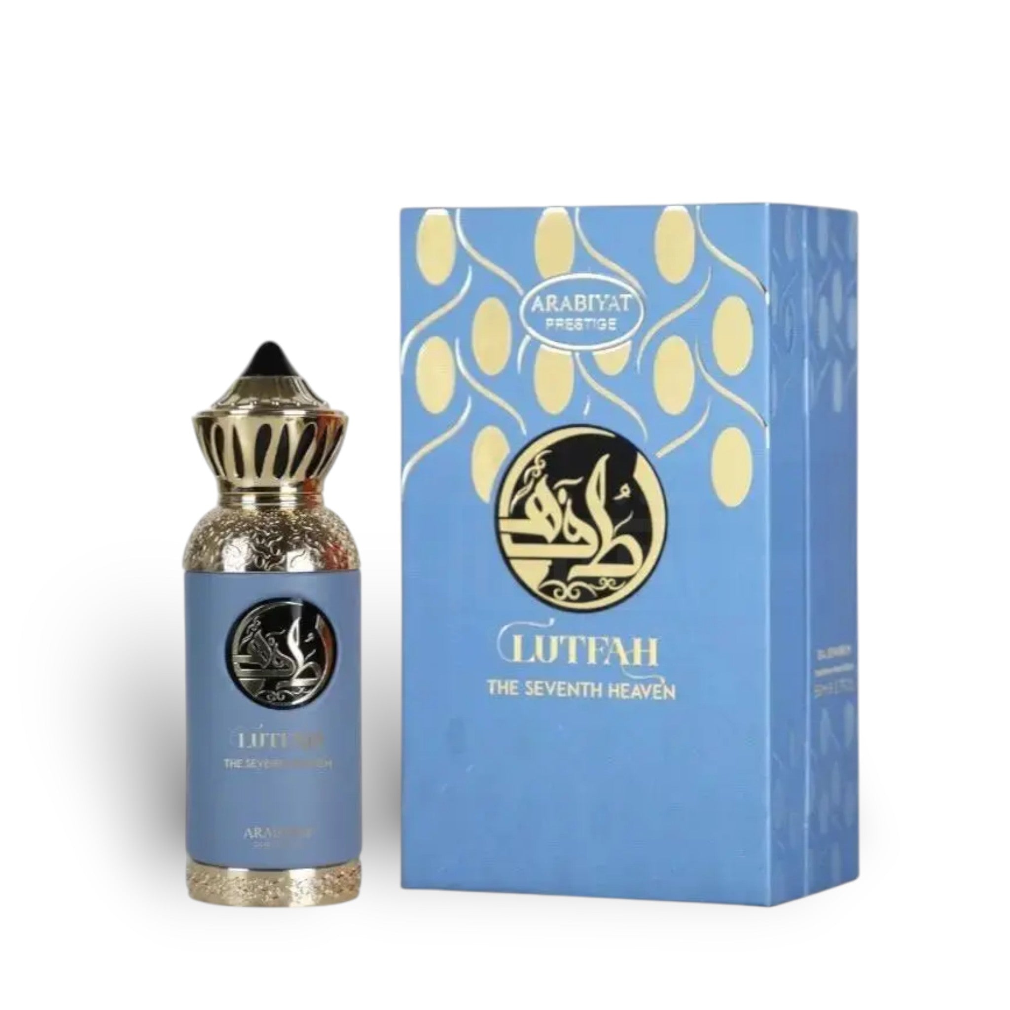 Lutfah The Seventh Heaven 80ml Eau de Parfum by Arabiyat Prestige fragrance bottle