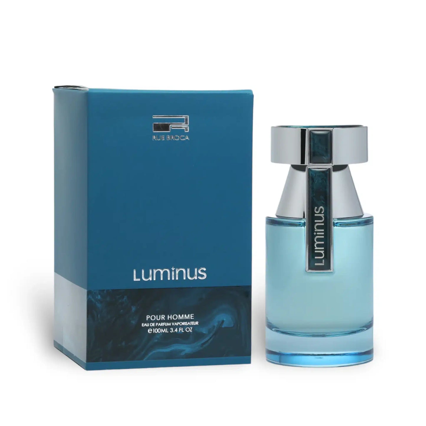 Luminous Pour Homme 100ml Eau de Parfum by Rue Broca bottle and box