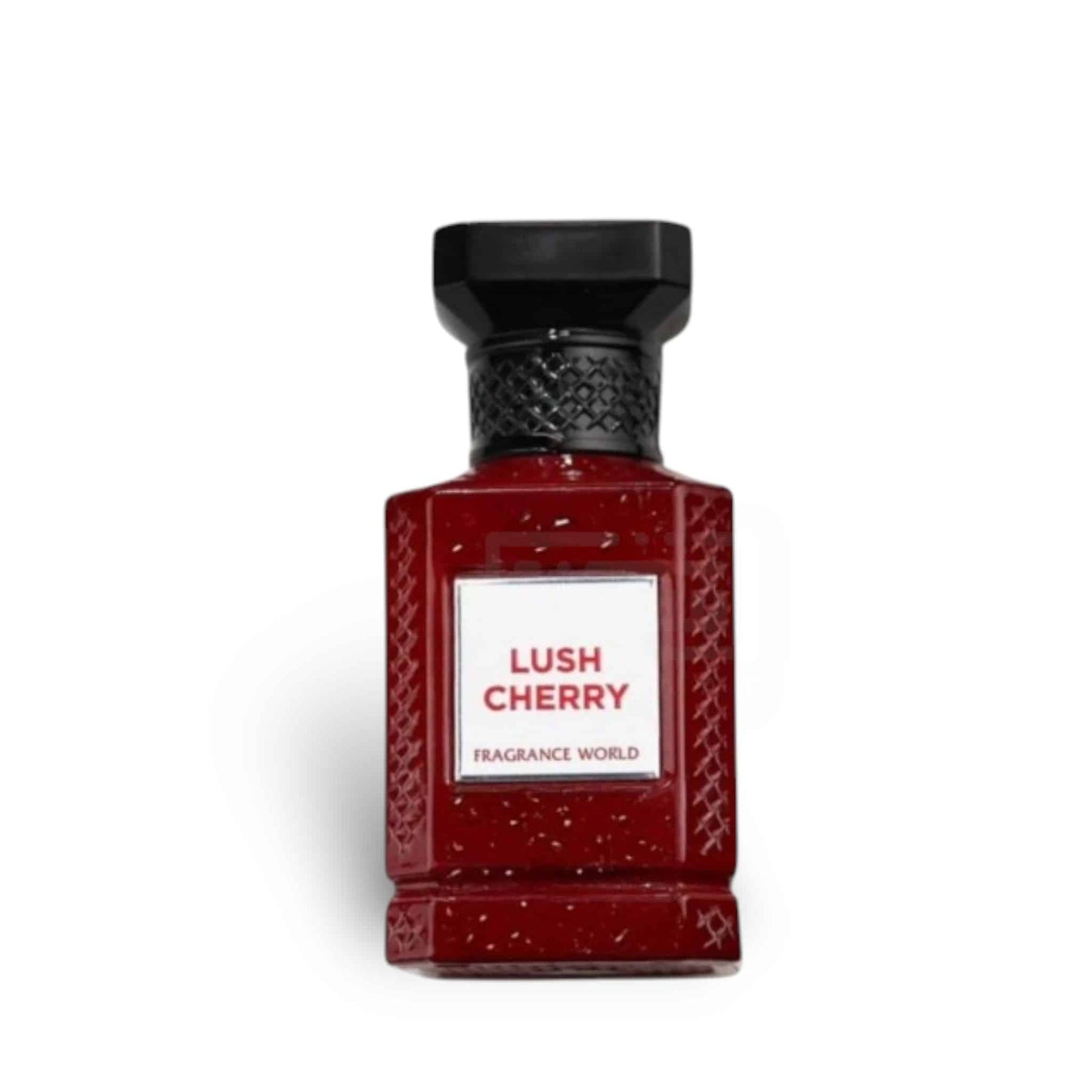 Lush Cherry 80ml Eau de Parfum by Fragrance World fragrance packaging front view