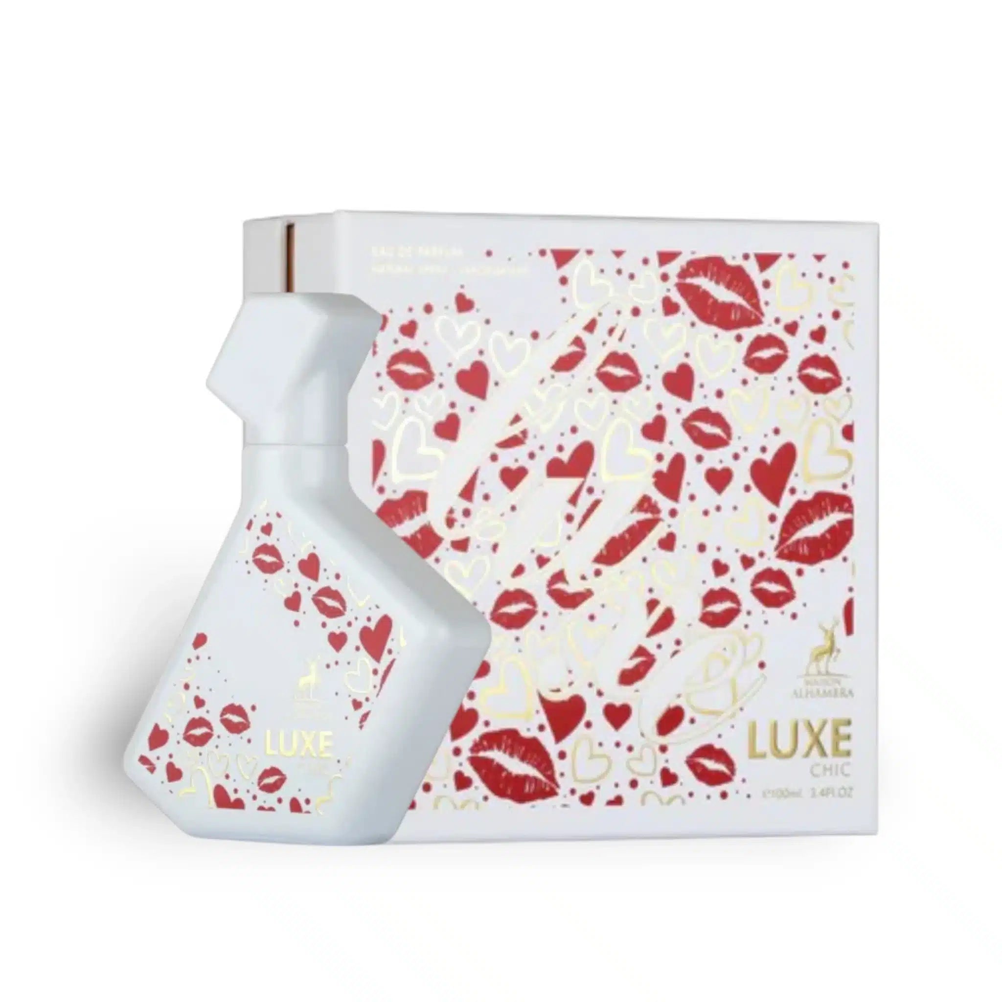 Luxe Chic 100ml Eau de Parfum by Maison Alhambra bottle and box