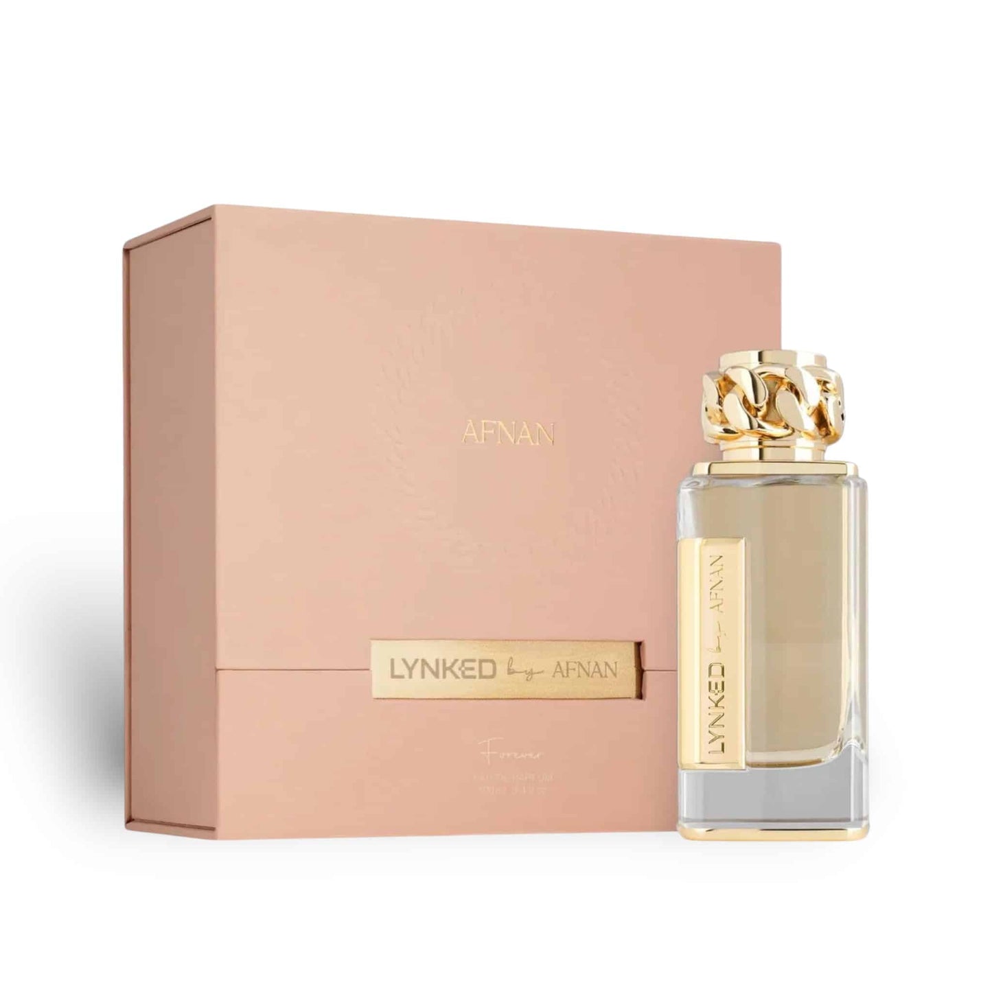 Lynked Forever 100ml Eau de Parfum by Afnan bottle and box