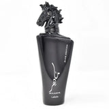 Maahir Black Edition 100ml Eau de Parfum by Lattafa bottle and box
