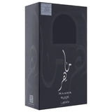 Maahir Black Edition 100ml Eau de Parfum by Lattafa perfume bottle close up