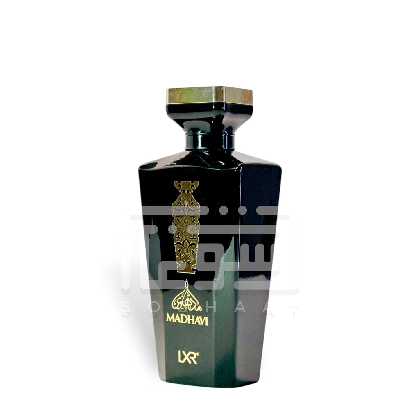 Madhavi 100ml Eau de Parfum by Fragrance World perfume bottle close up