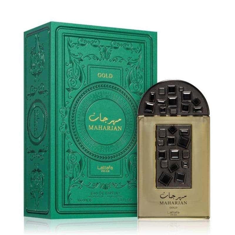 Maharjan Gold 100ml Eau de Parfum by Lattafa Pride fragrance bottle