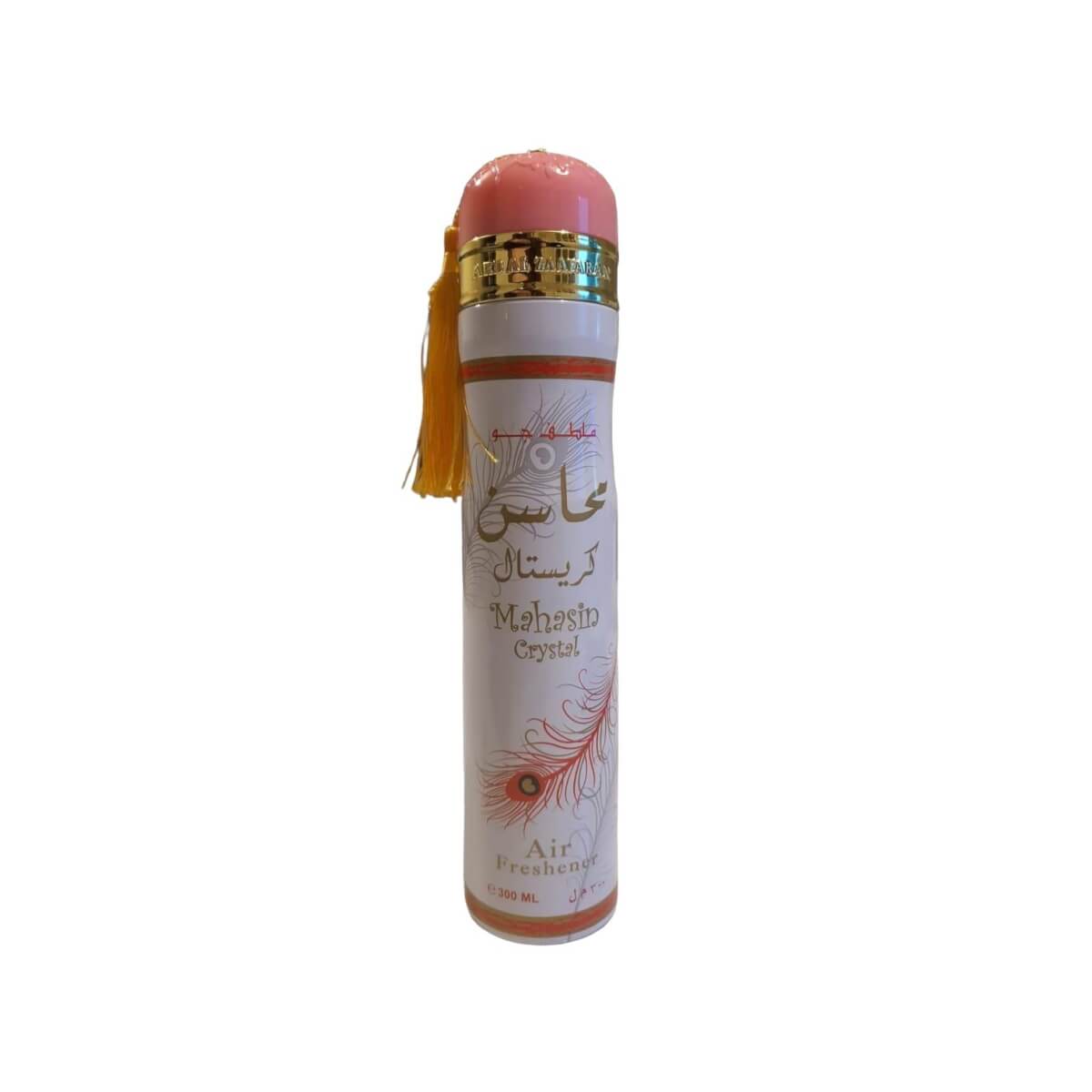 Mahasin Crystal 300ml Air Freshener by Ard Al Zaafaran air freshener bottle