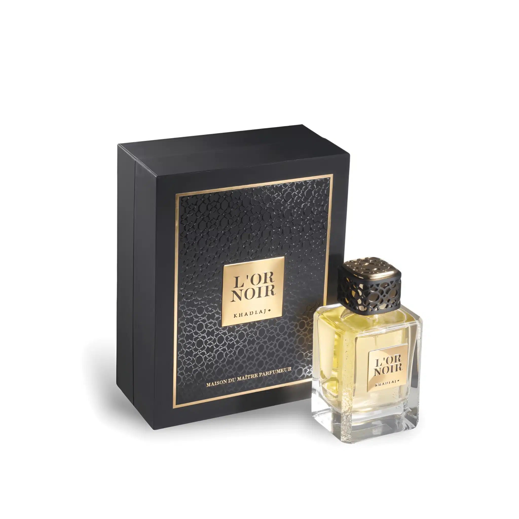 Maison L' Or Noir 100ml Eau de Parfum by Khadlaj bottle and box