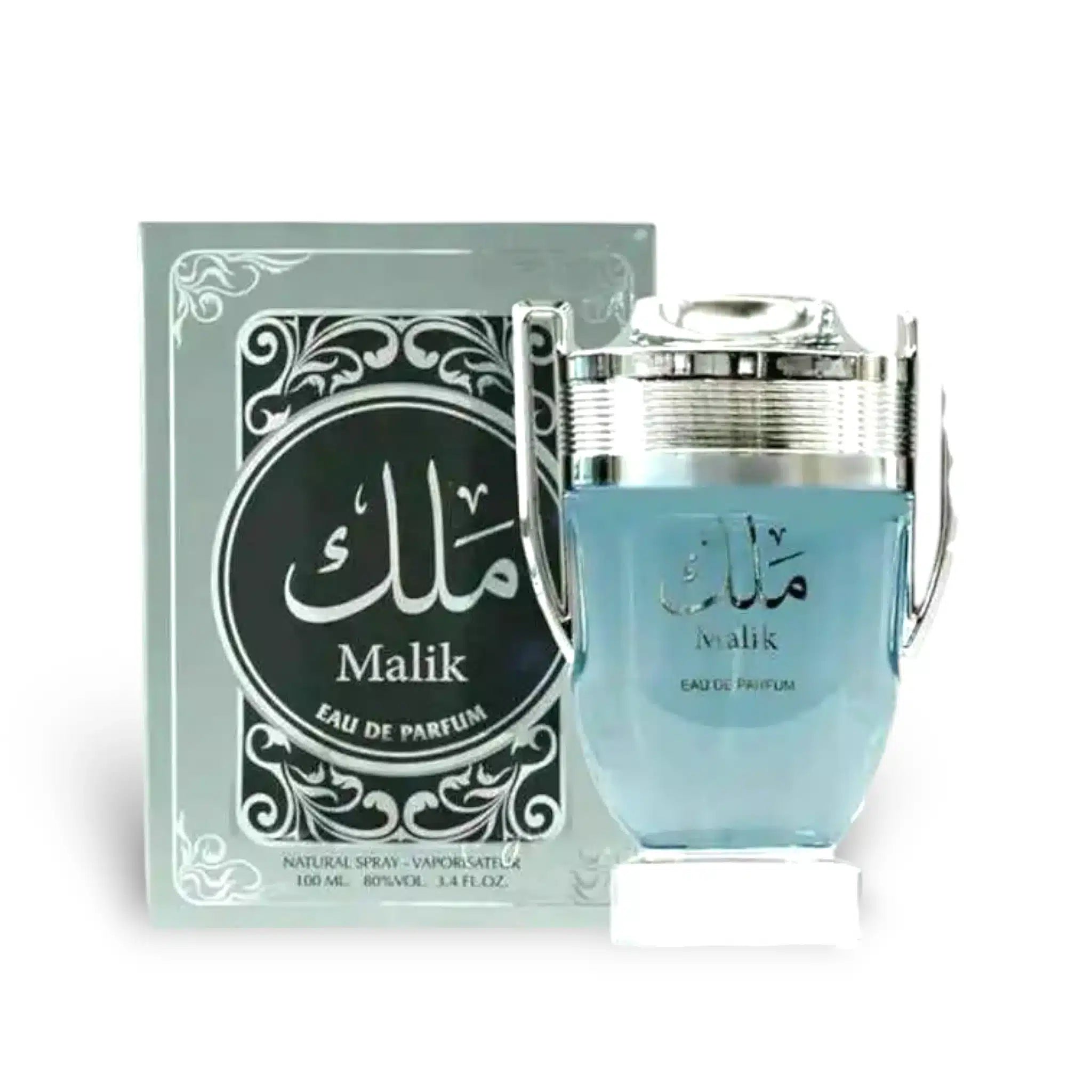 Malik 100ml Eau de Parfum by Ard Al Zaafaran bottle and box