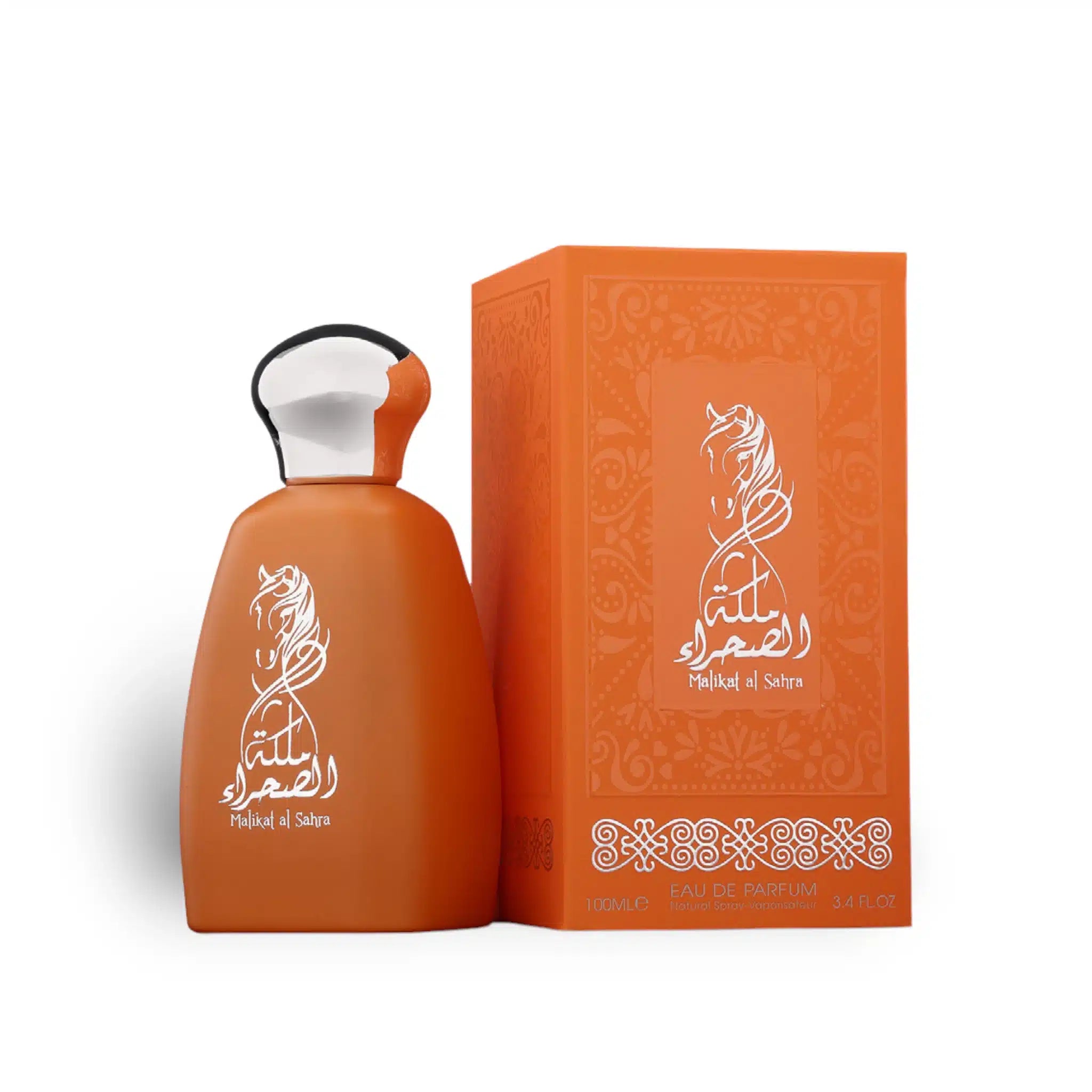 Malikat Al Sahra 100ml Eau de Parfum by Athoor Al Alam bottle and box