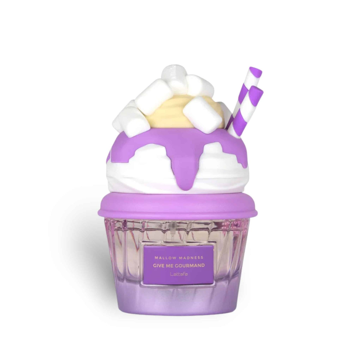Mallow Madness (Give Me Gourmand) 75ml Eau de Parfum by Lattafa fragrance packaging front view