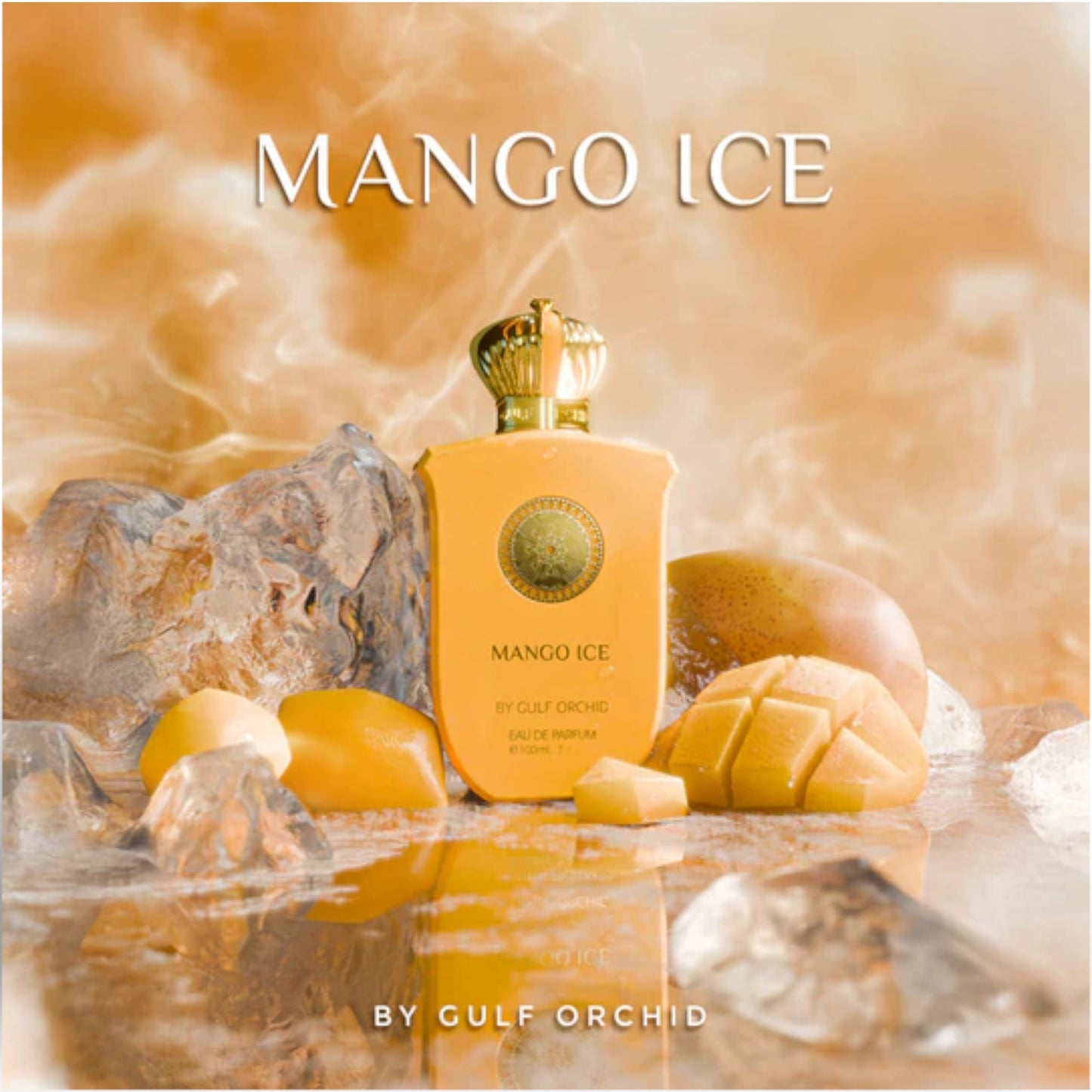 Mango Ice 100ml Eau de Parfum by Gulf Orchid bottle and box