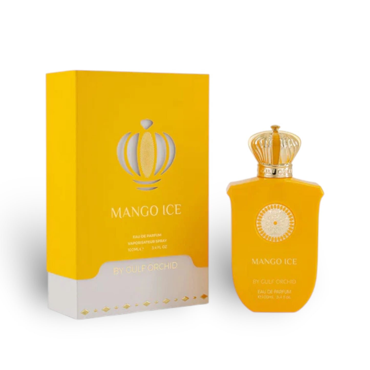 Mango Ice 100ml Eau de Parfum by Gulf Orchid bottle and box