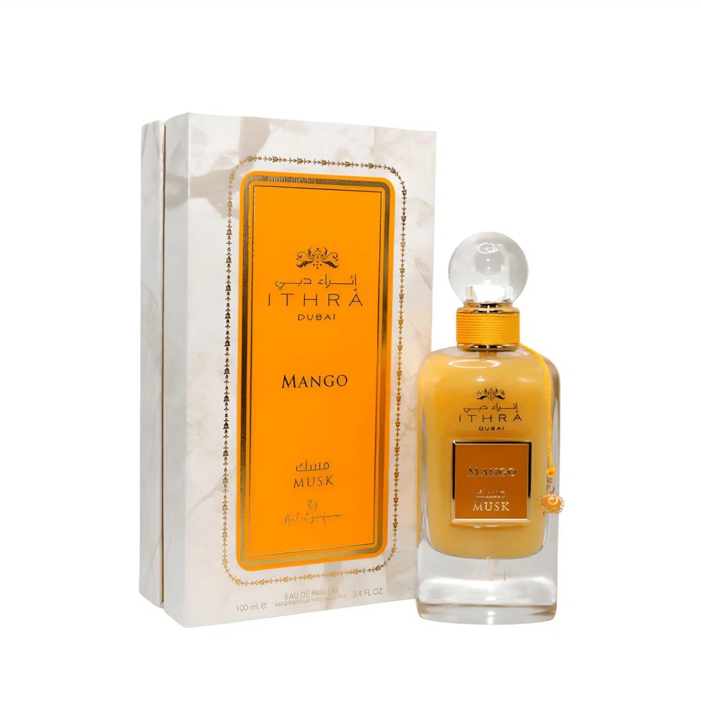 Mango (Ithra Dubai Musk) 100ml Eau de Parfum by Ard Al Zaafaran bottle and box