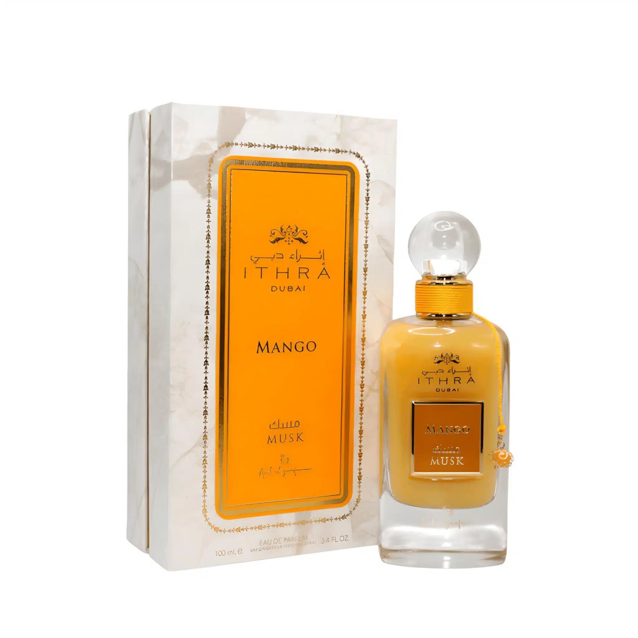 Mango (Ithra Dubai Musk) 100ml Eau de Parfum by Ard Al Zaafaran bottle and box