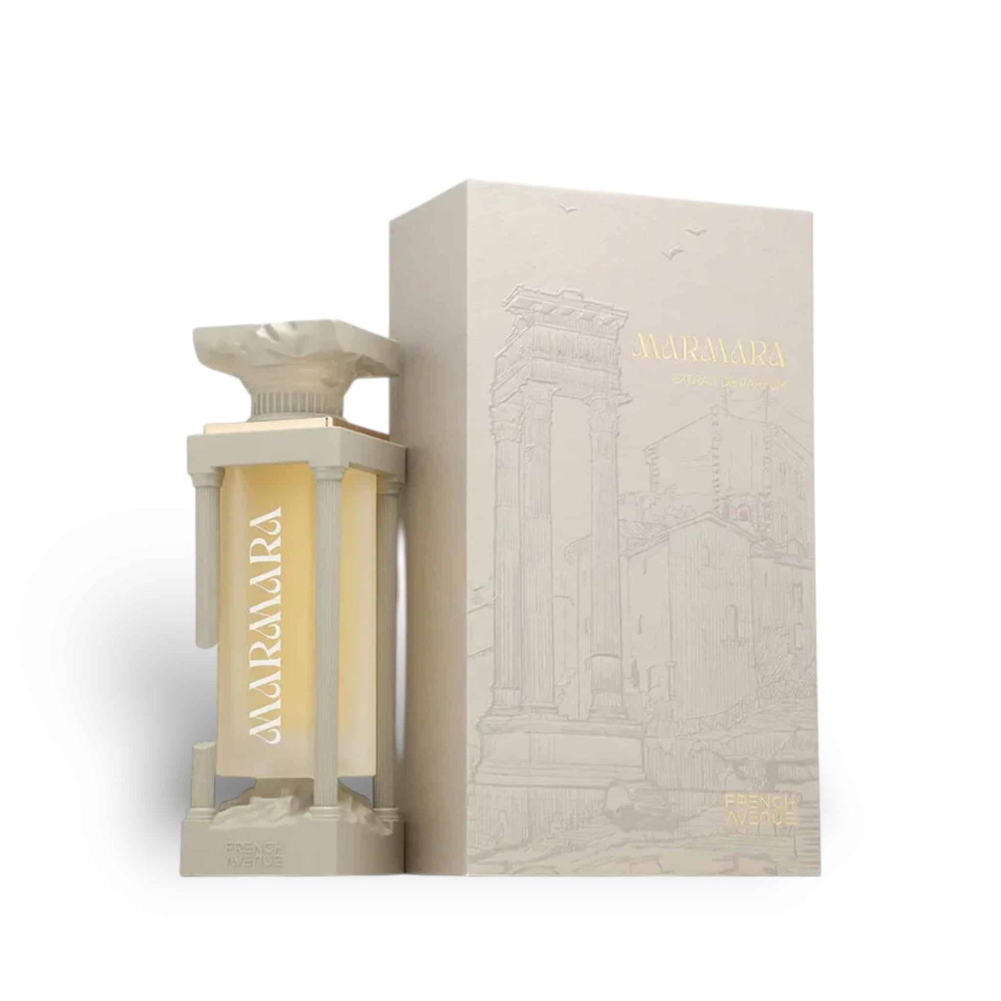 Marmara 100ml Extrait de Parfum by French Avenue bottle and box