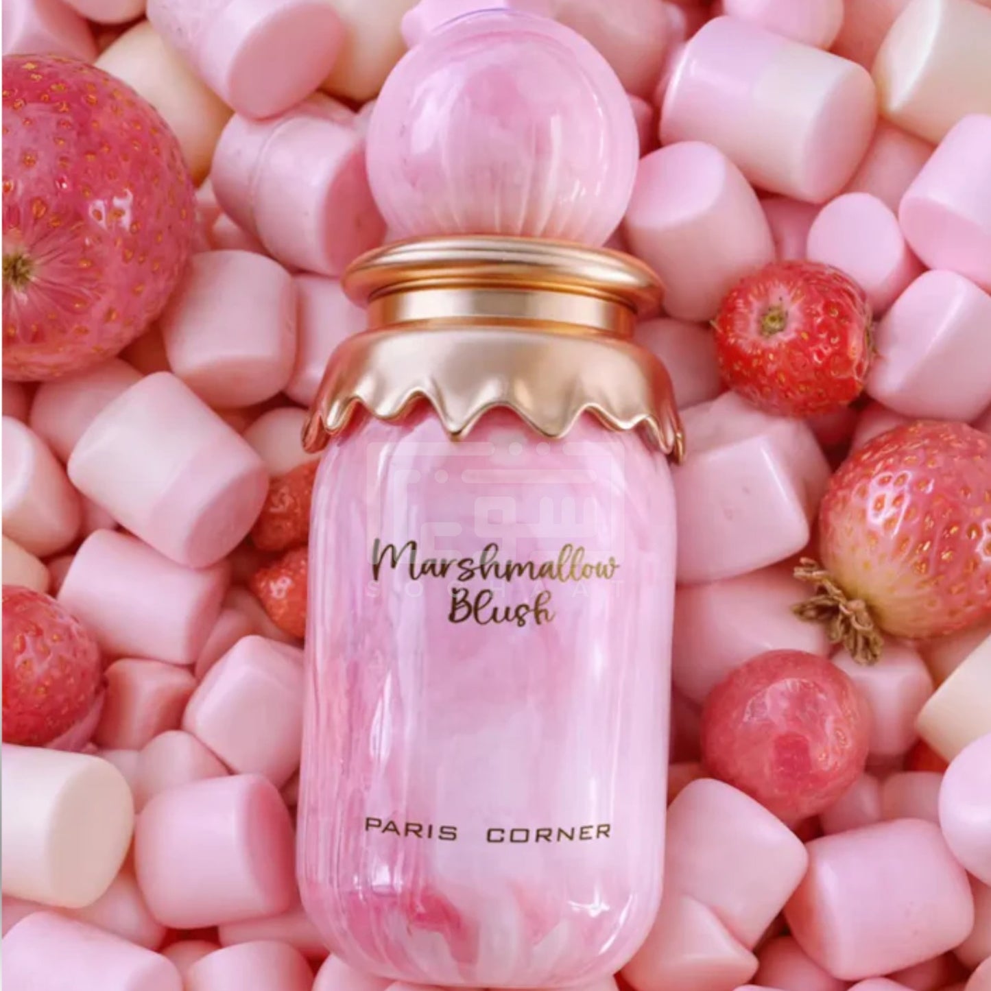Marshmallow Blush 100ml Eau de Parfum by Paris Corner fragrance packaging front view
