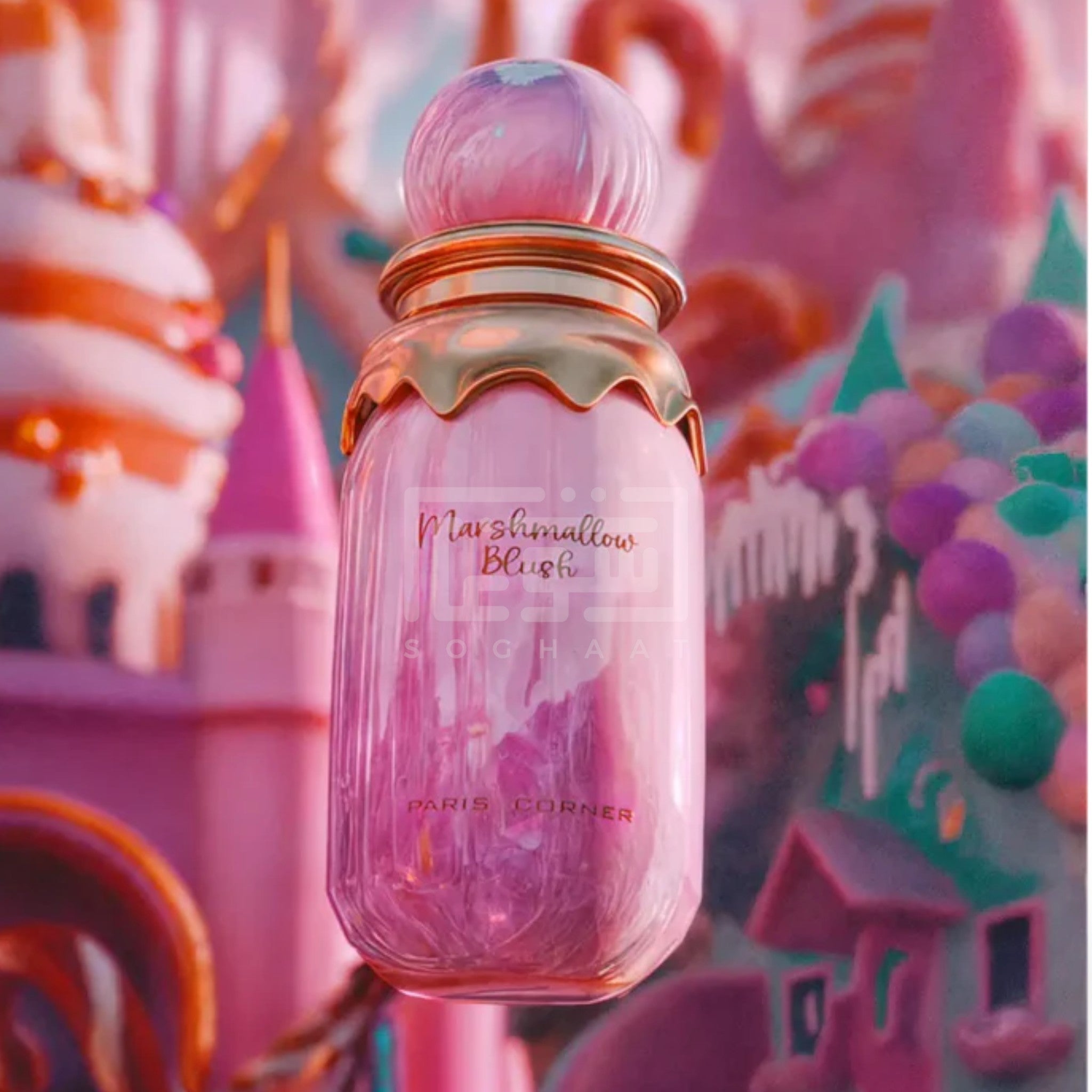 Marshmallow Blush 100ml Eau de Parfum by Paris Corner bottle and box