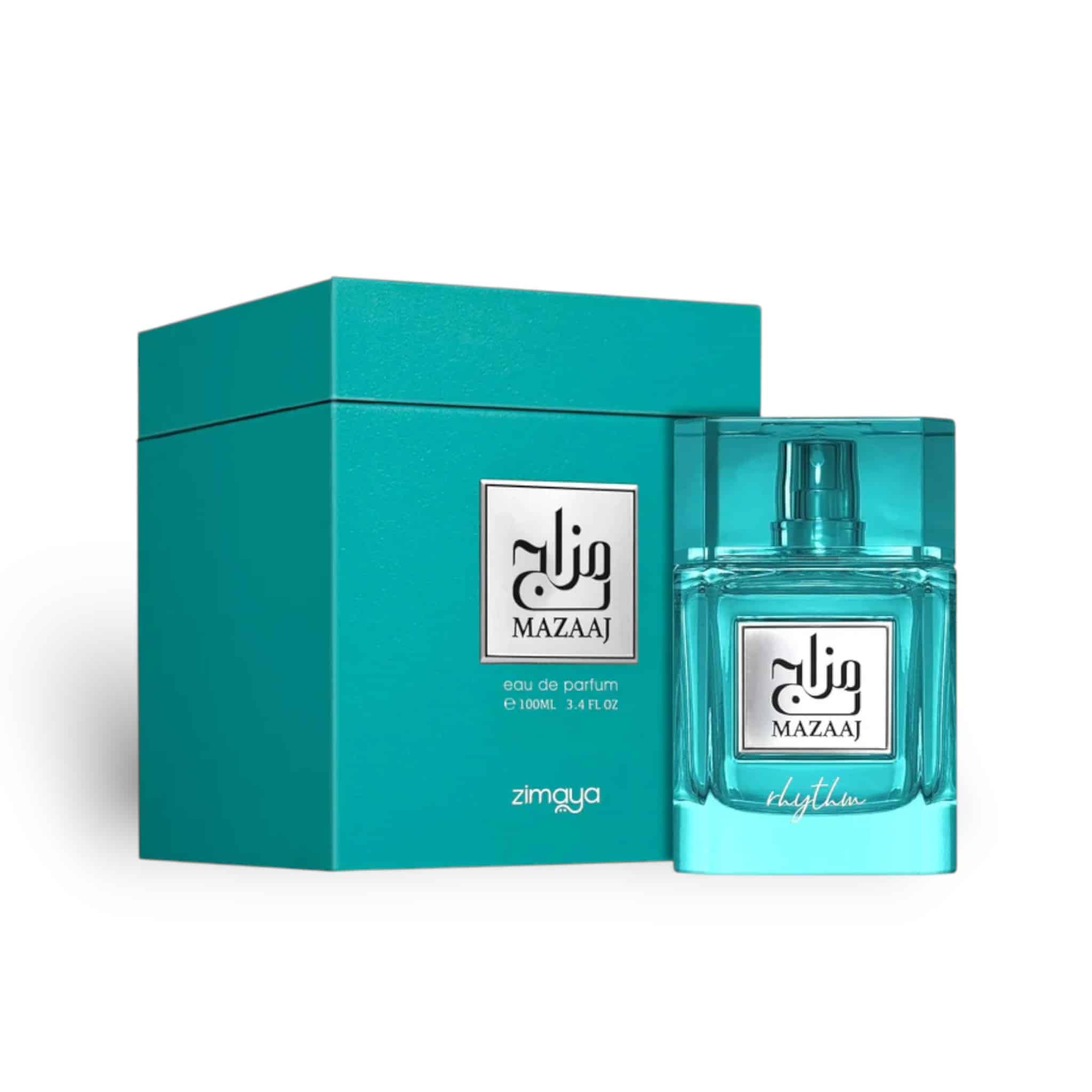Mazaaj Rhythm 100ml Eau de Parfum by Zimaya fragrance bottle
