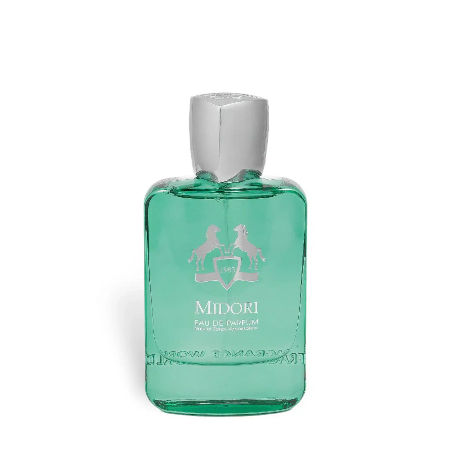 Midori 100ml Eau de Parfum by Fragrance World fragrance packaging front view