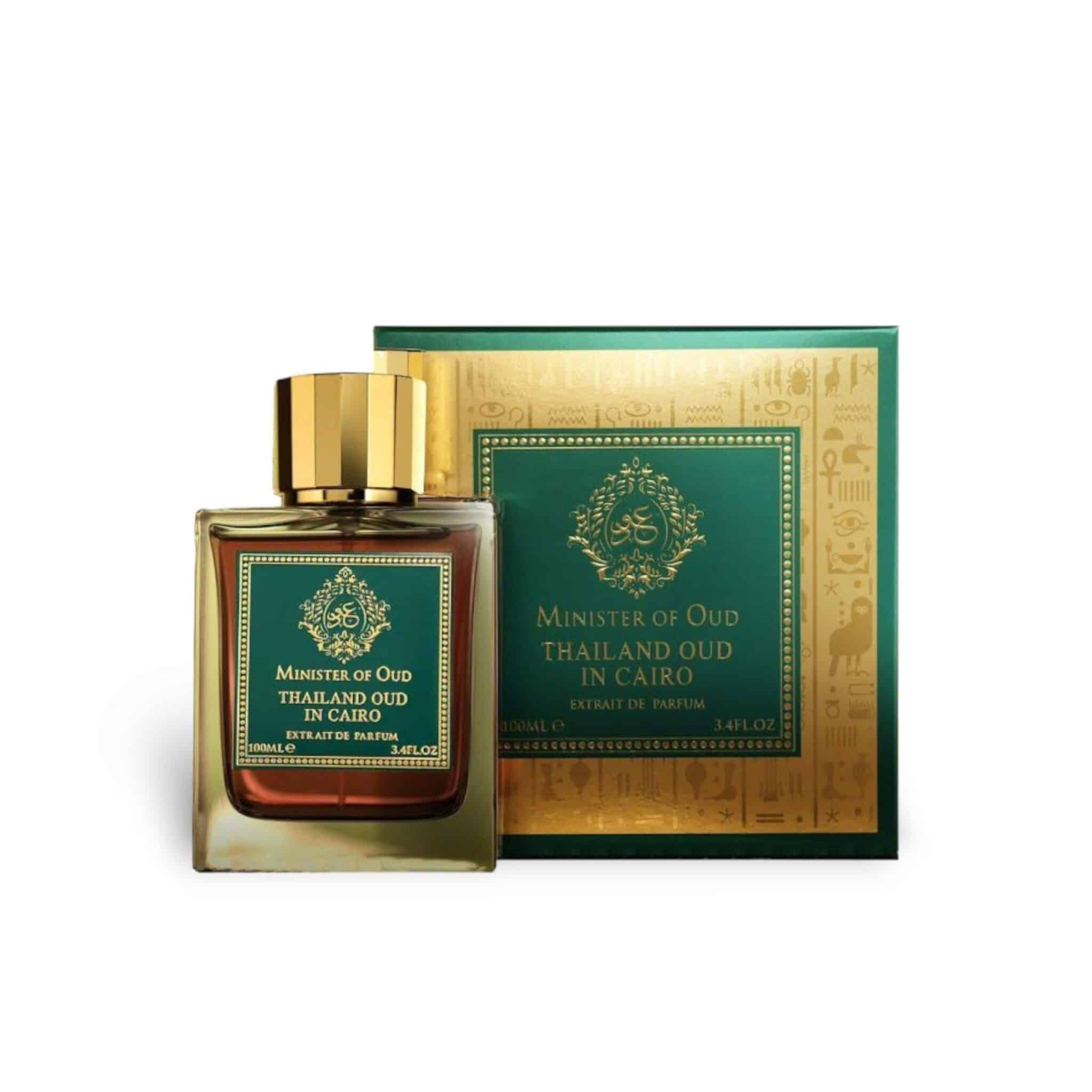 Minister Of Oud - Thailand Oud In Cairo 100ml Extrait de Parfum by Fragrance World bottle and box