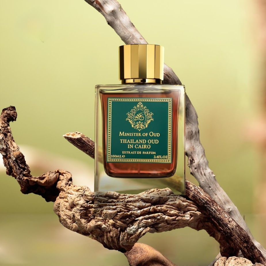 Minister Of Oud - Thailand Oud In Cairo 100ml Extrait de Parfum by Fragrance World fragrance packaging front view