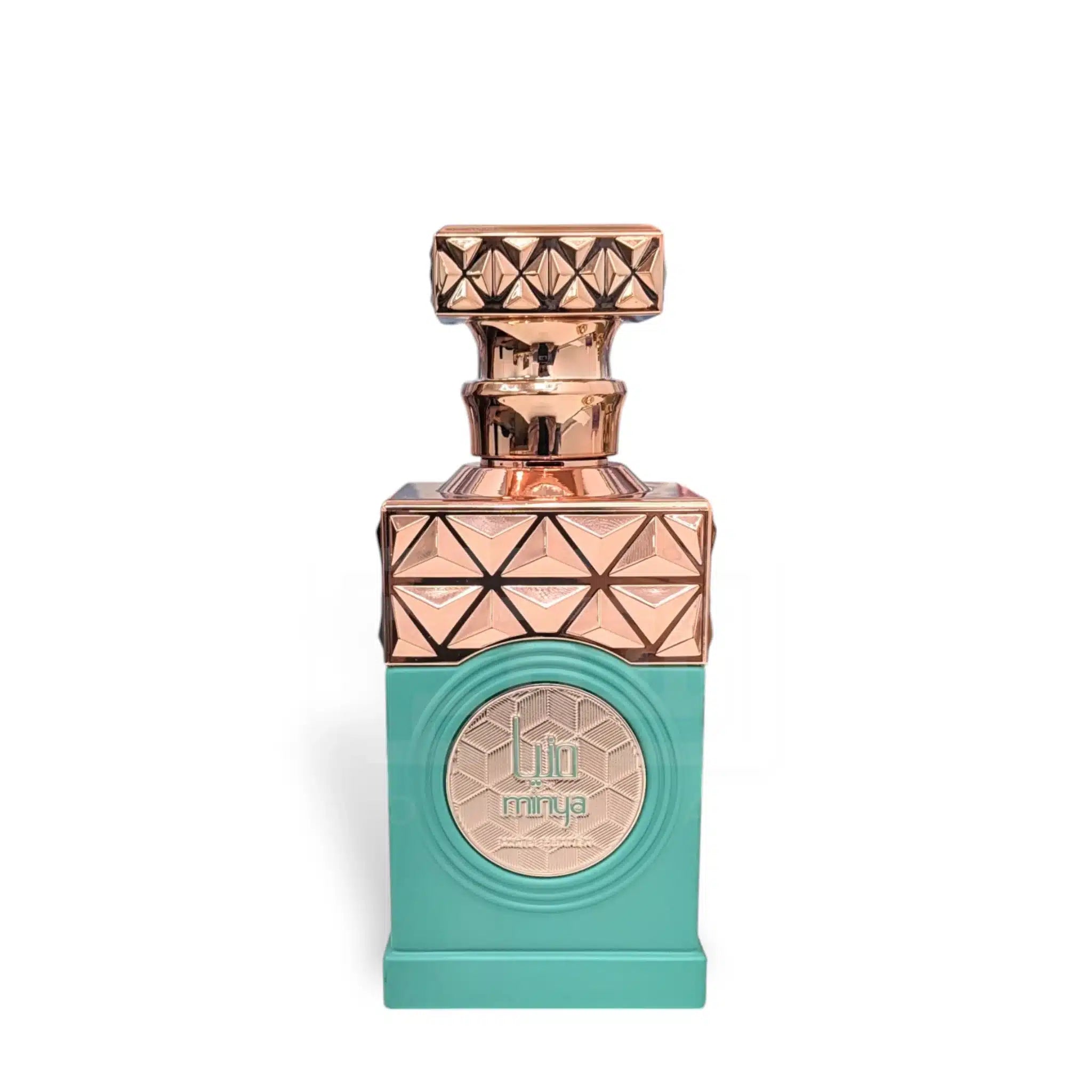 Minya Green 100ml Eau de Parfum by Paris Corner fragrance packaging front view