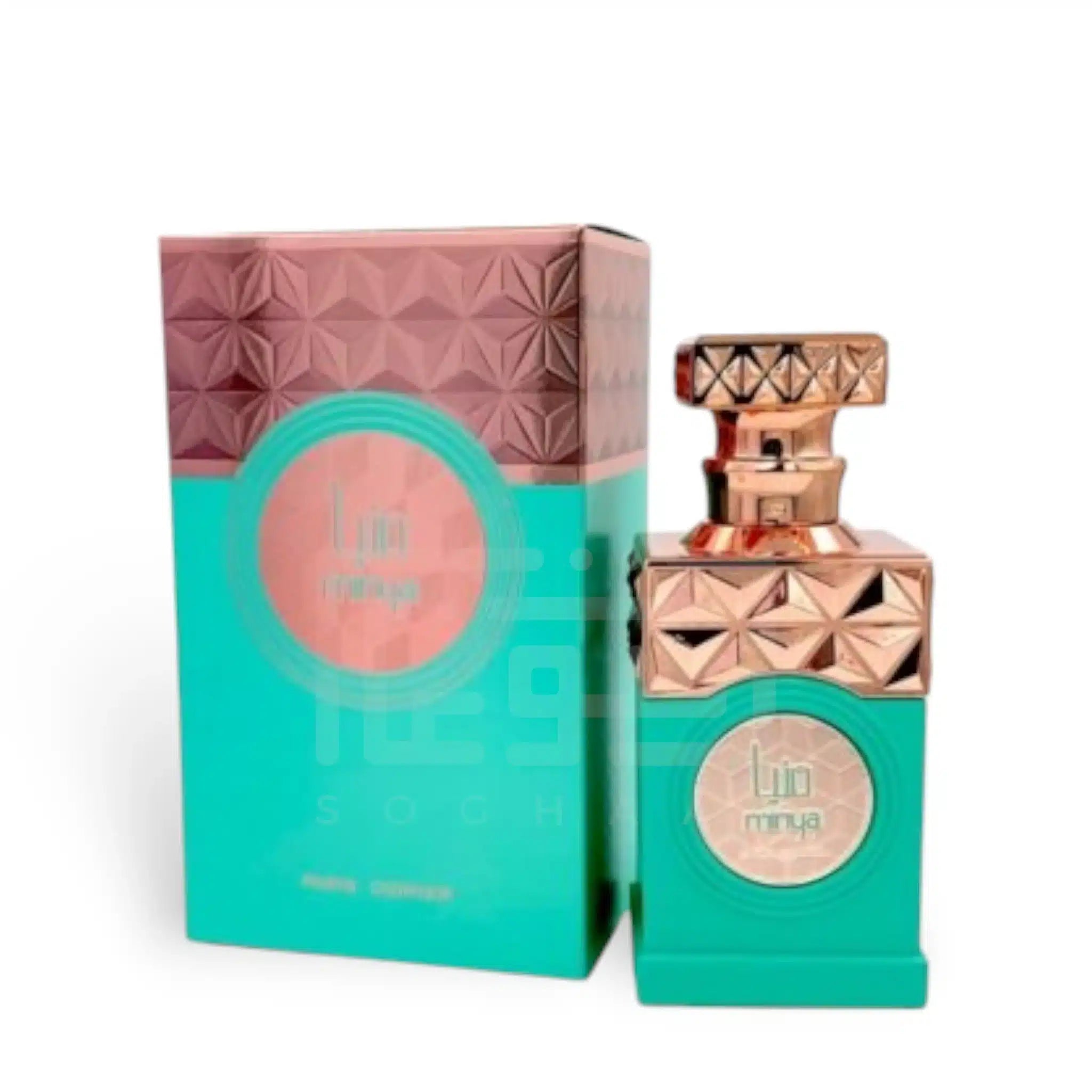 Minya Green 100ml Eau de Parfum by Paris Corner bottle and box